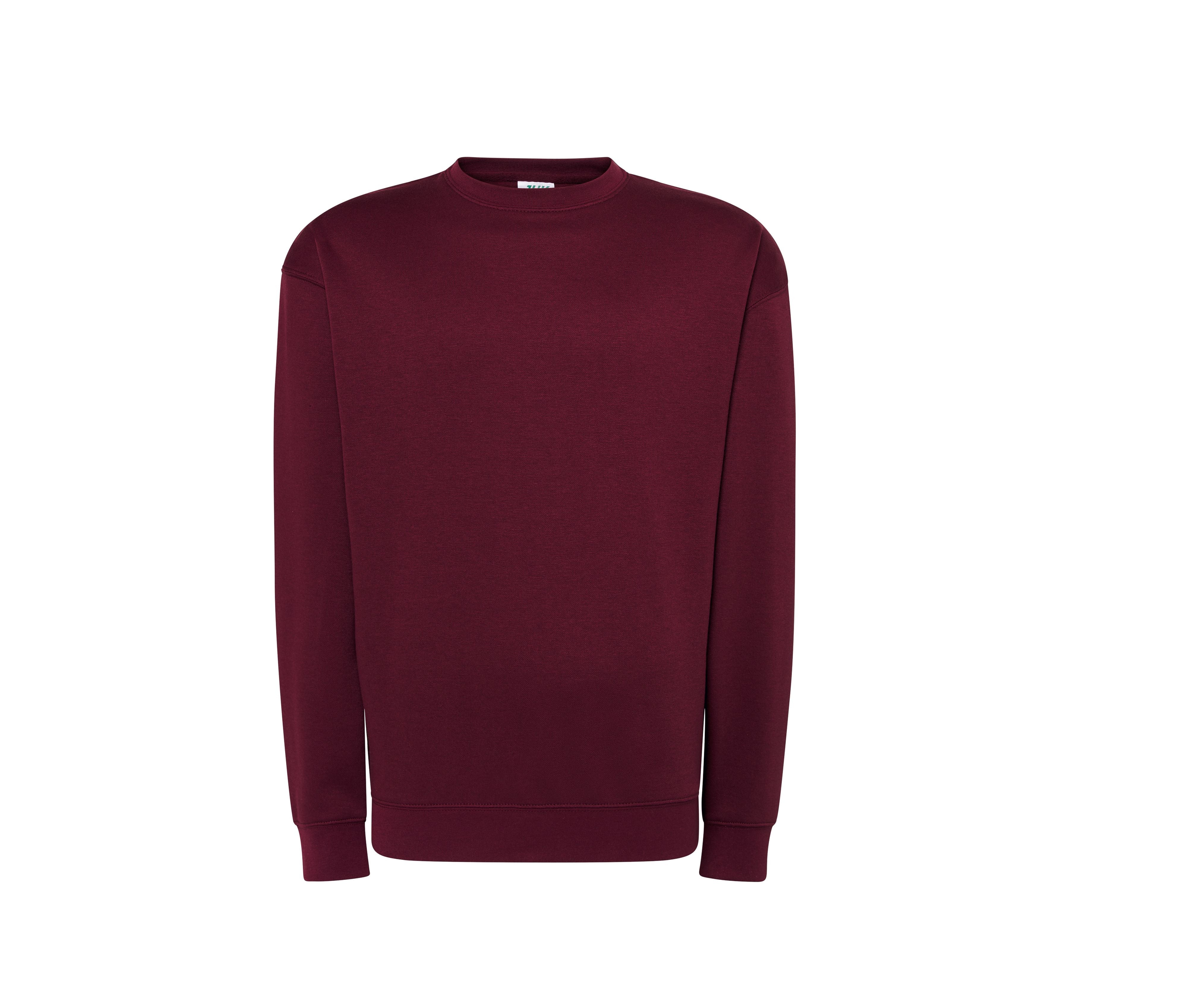 Sudadera Cuello Redondo Unisex 290 - JHK JK290 - BURGUNDY