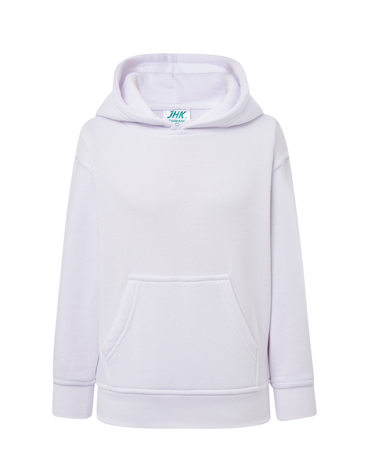 Sudadera Capucha con Bolsillo Niño 290 - JHK JK295K - WHITE