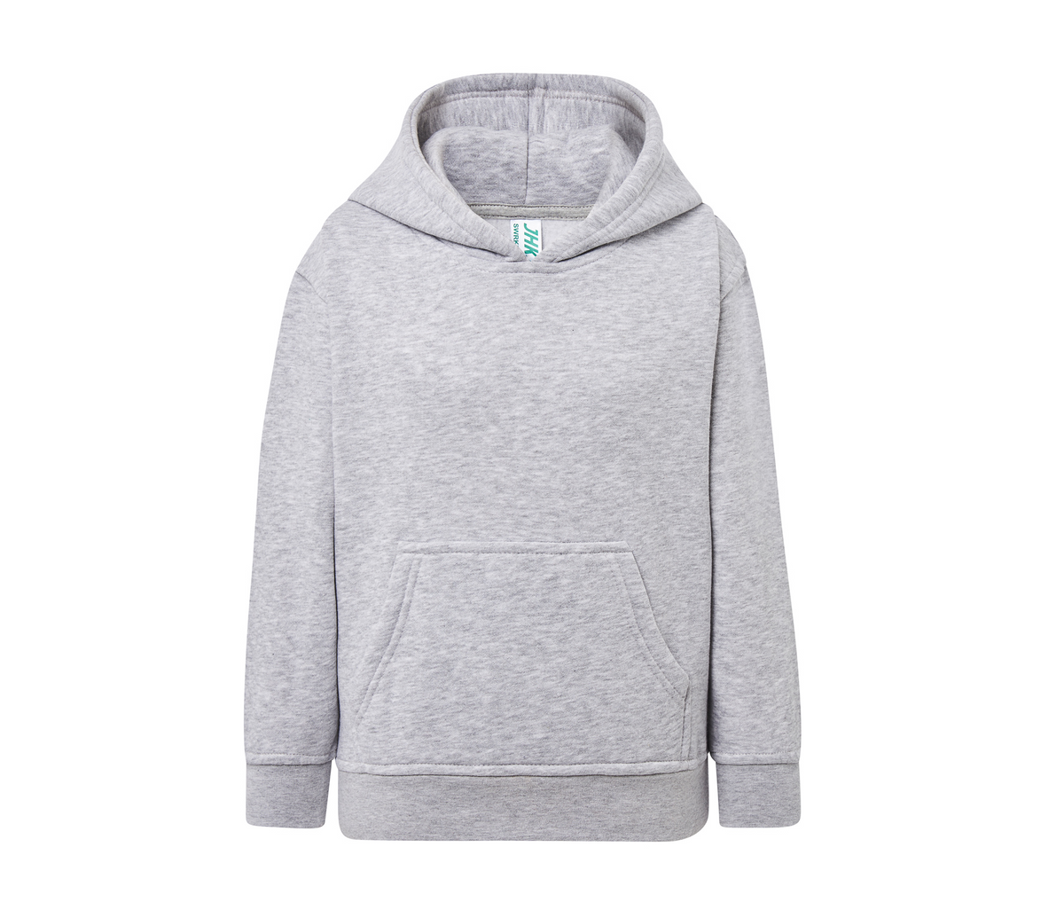 Sudadera Capucha con Bolsillo Niño 290 - JHK JK295K - ASH MELANGE