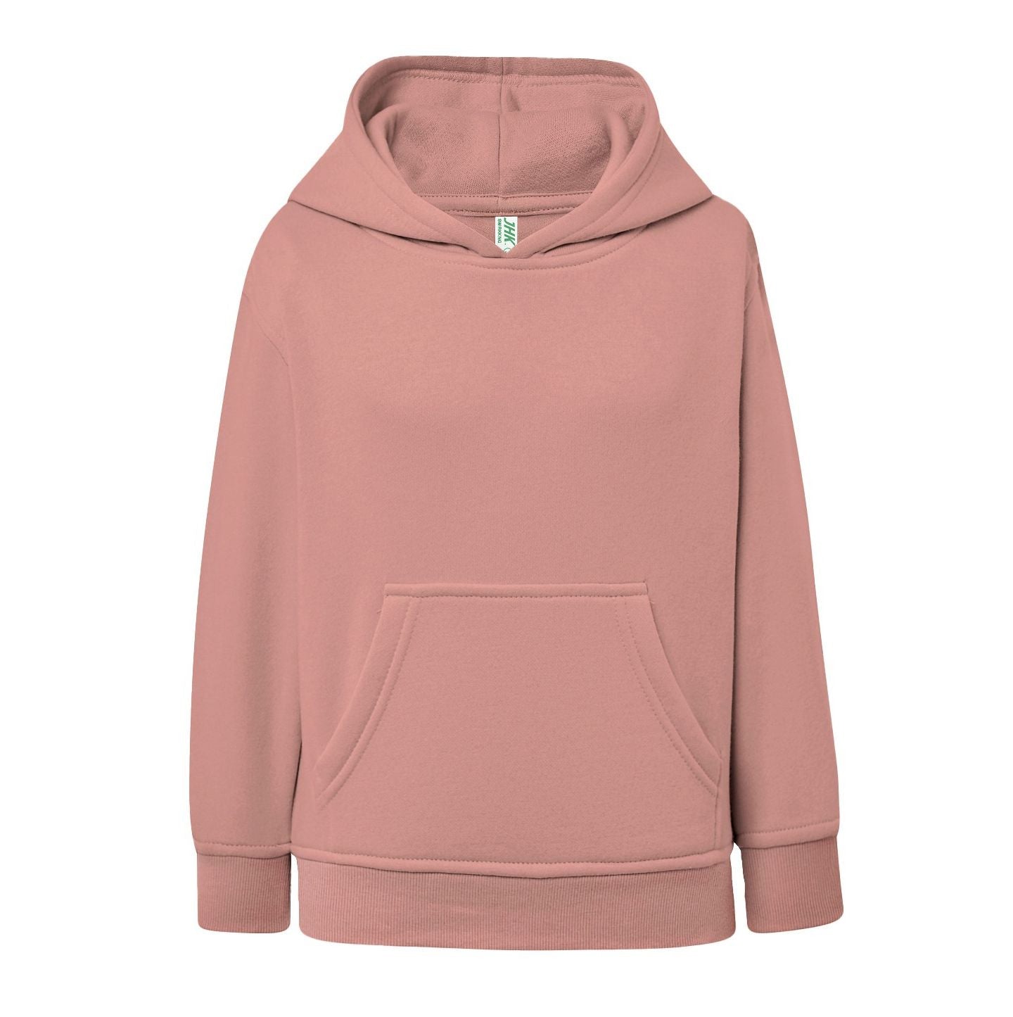 Sudadera Capucha con Bolsillo Niño 290 - JHK JK295K - PINK VINTAGE