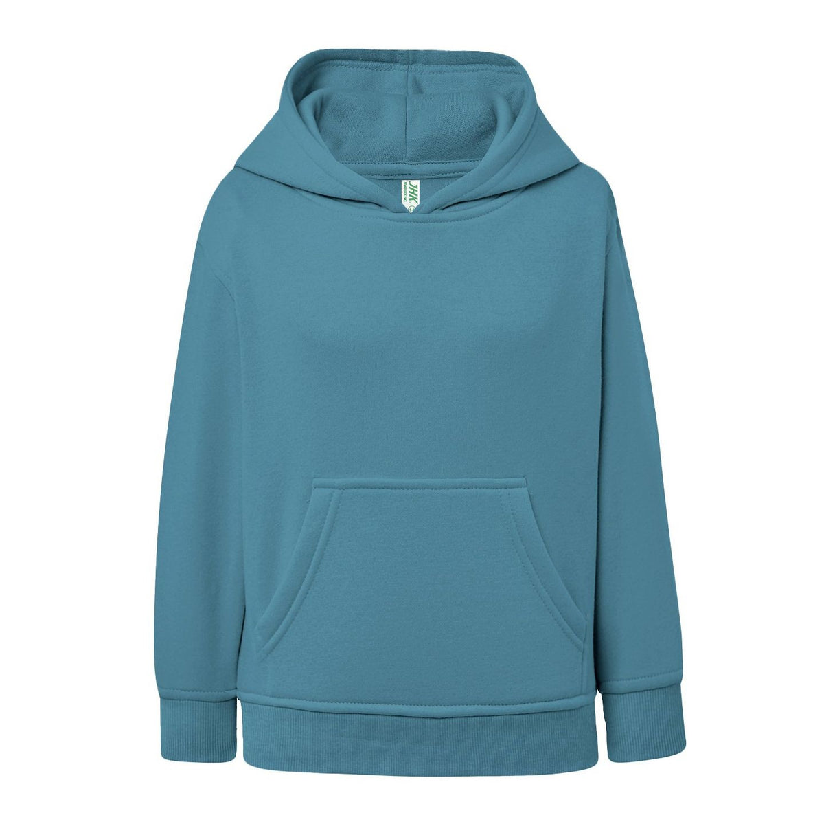Sudadera Capucha con Bolsillo Niño 290 - JHK JK295K - PETROL BLUE