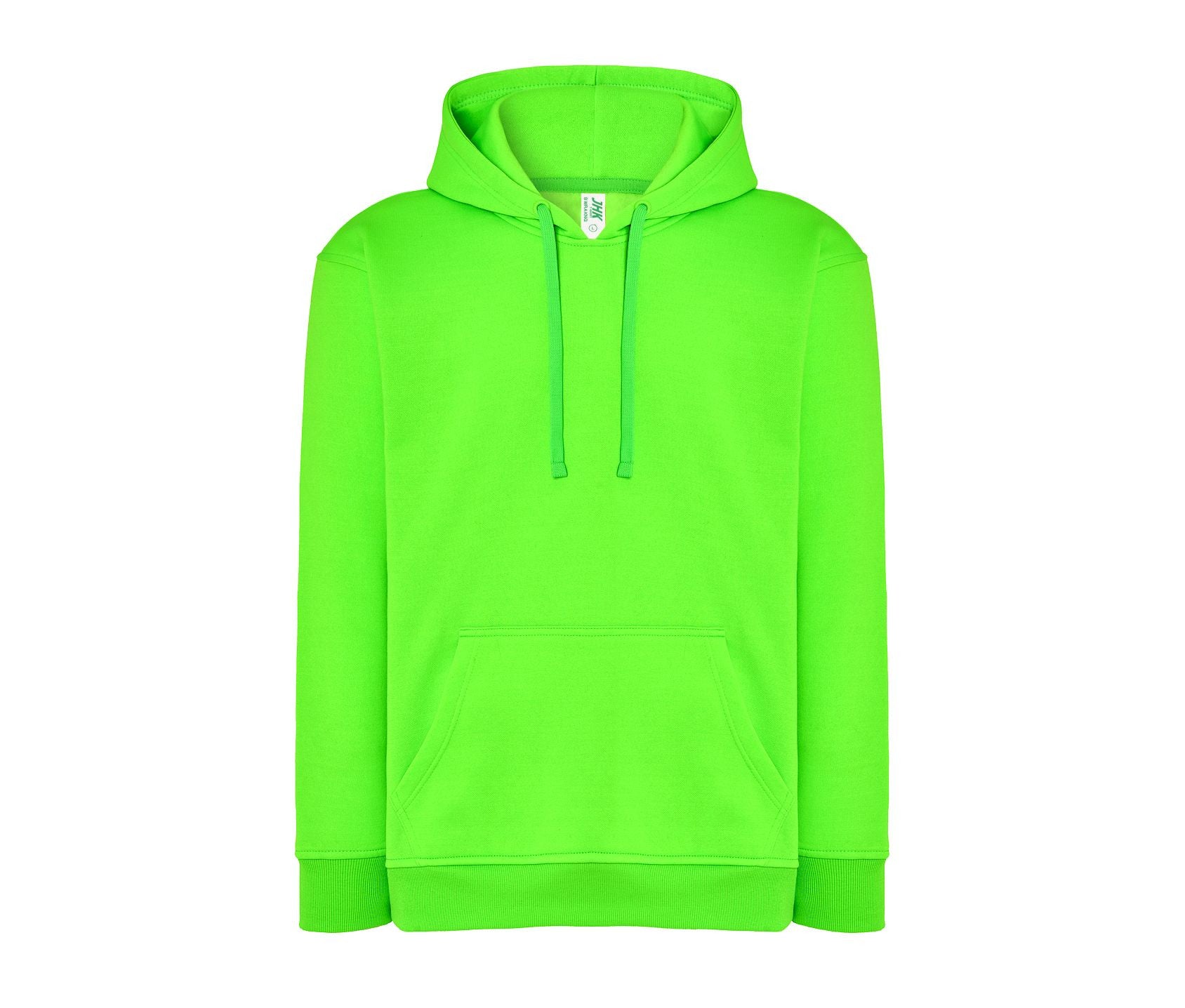 Sudadera Capucha con Bolsillo 290 - JHK JK295 - LIME FLUOR