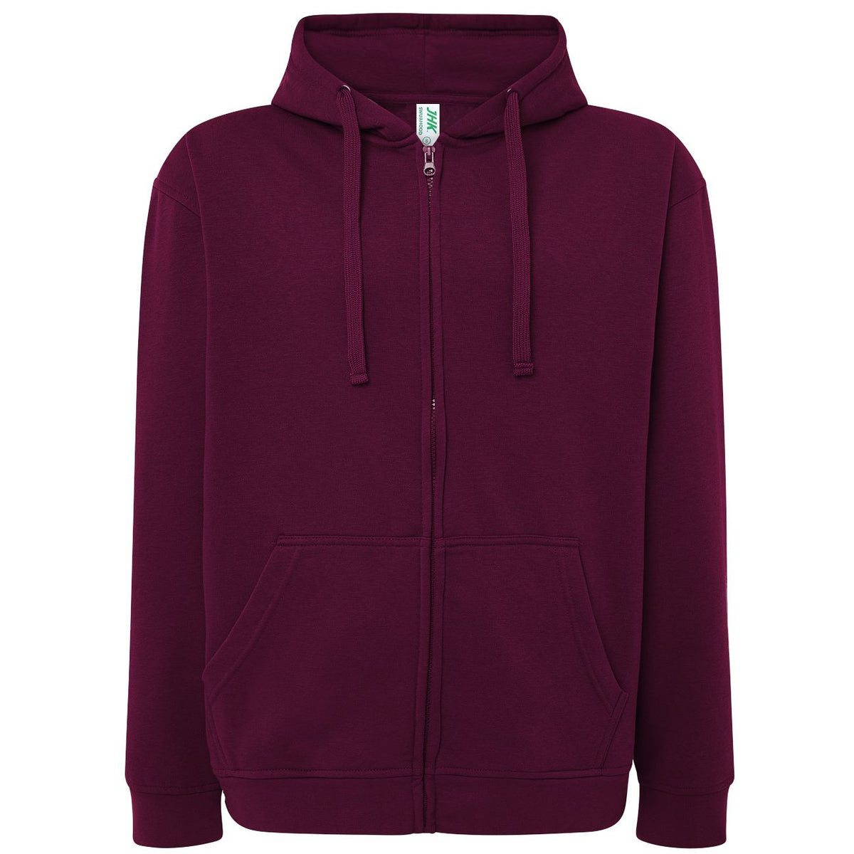 Sudadera Capucha Unisex 290 - JHK JK297 - BURGUNDY