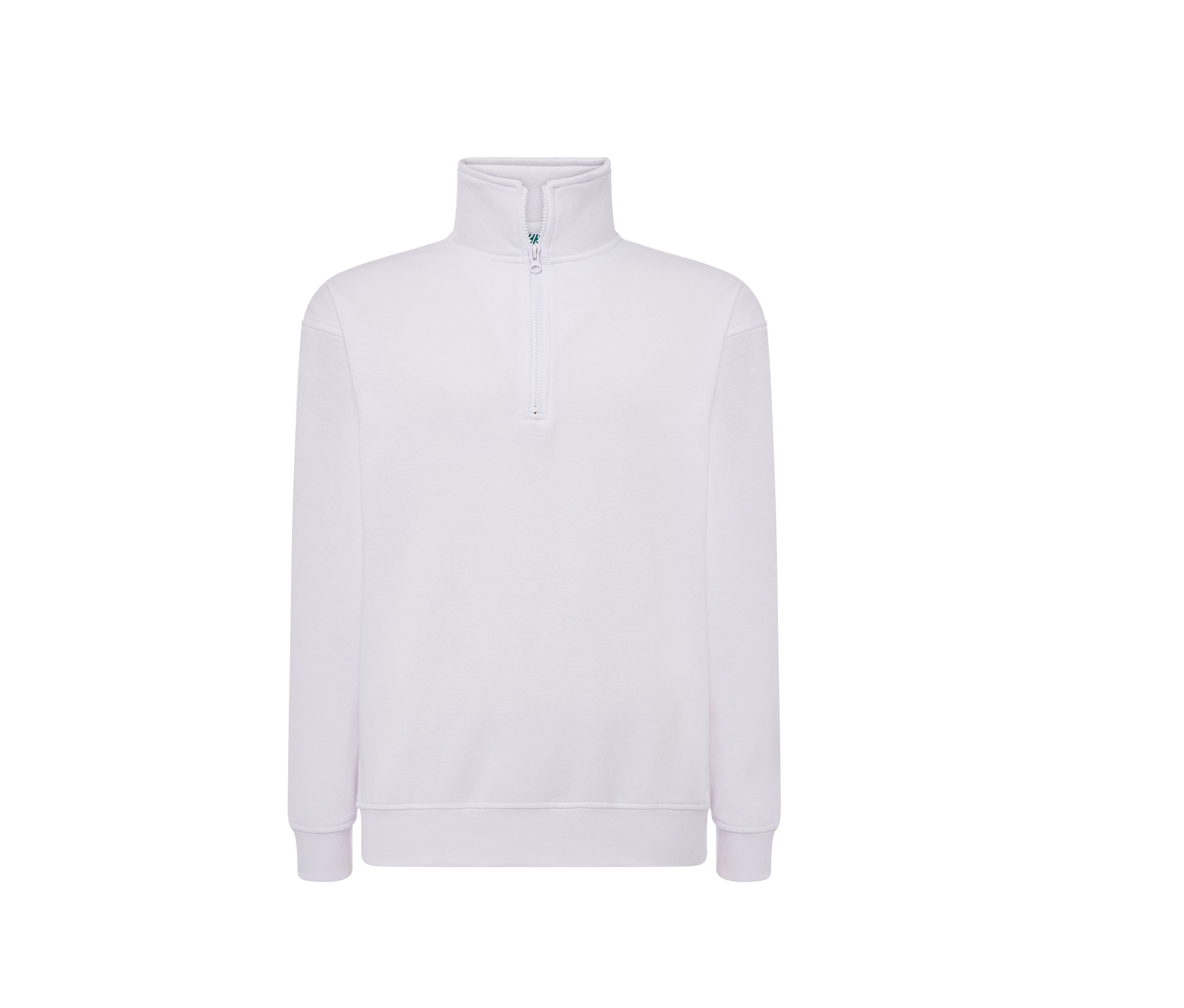 Sudadera Media Cremallera 290 - JHK JK298 - WHITE