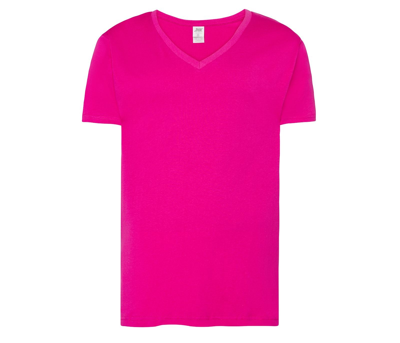 Camiseta Cuello Pico 160 - JHK JK401 - FUCHSIA