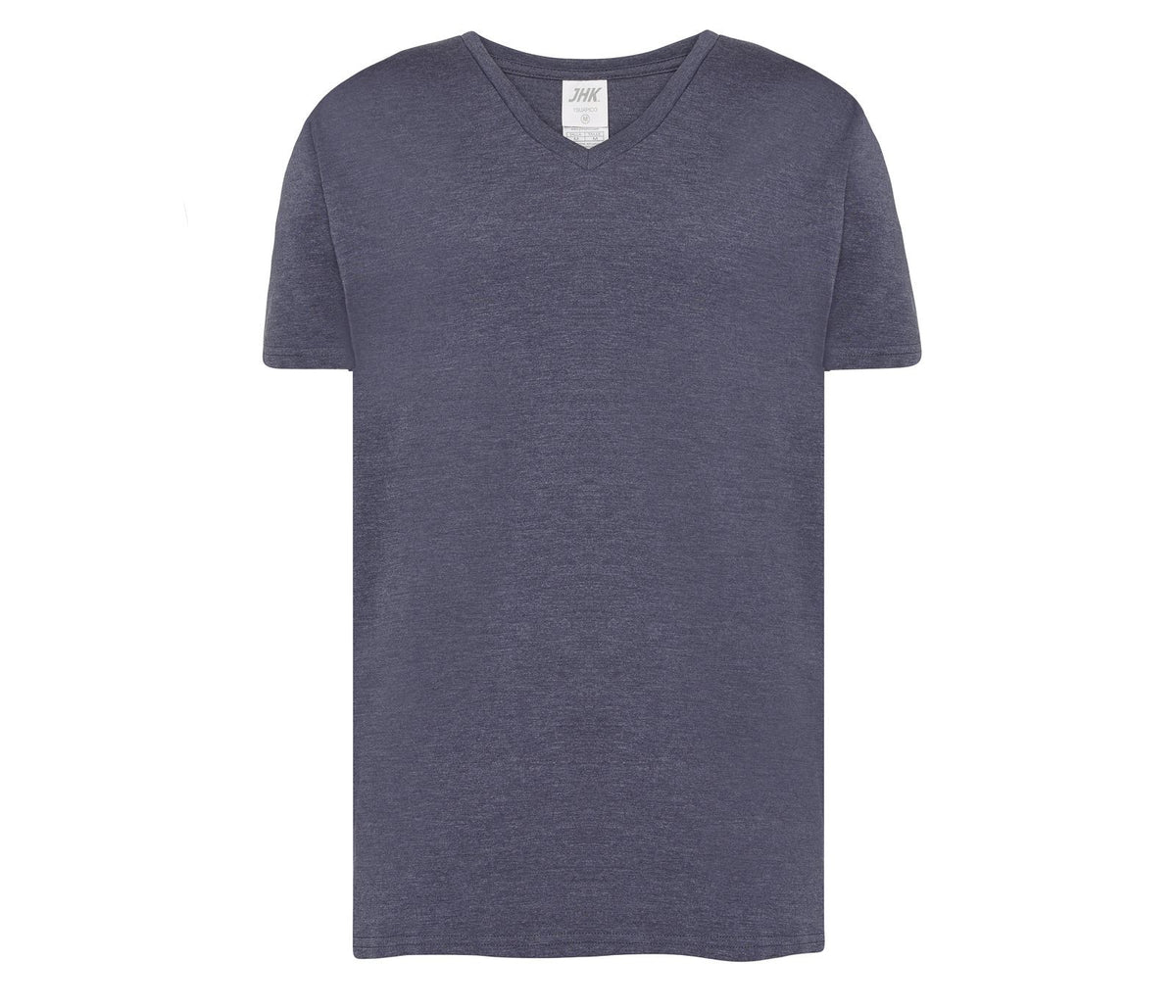 Camiseta Cuello Pico 160 - JHK JK401 - DENIM HEATHER