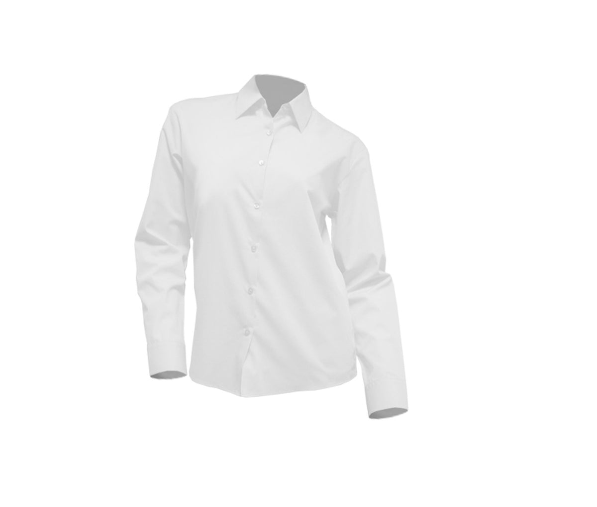 Camisa Oxford Mujer 115 - JHK JK601 - WHITE