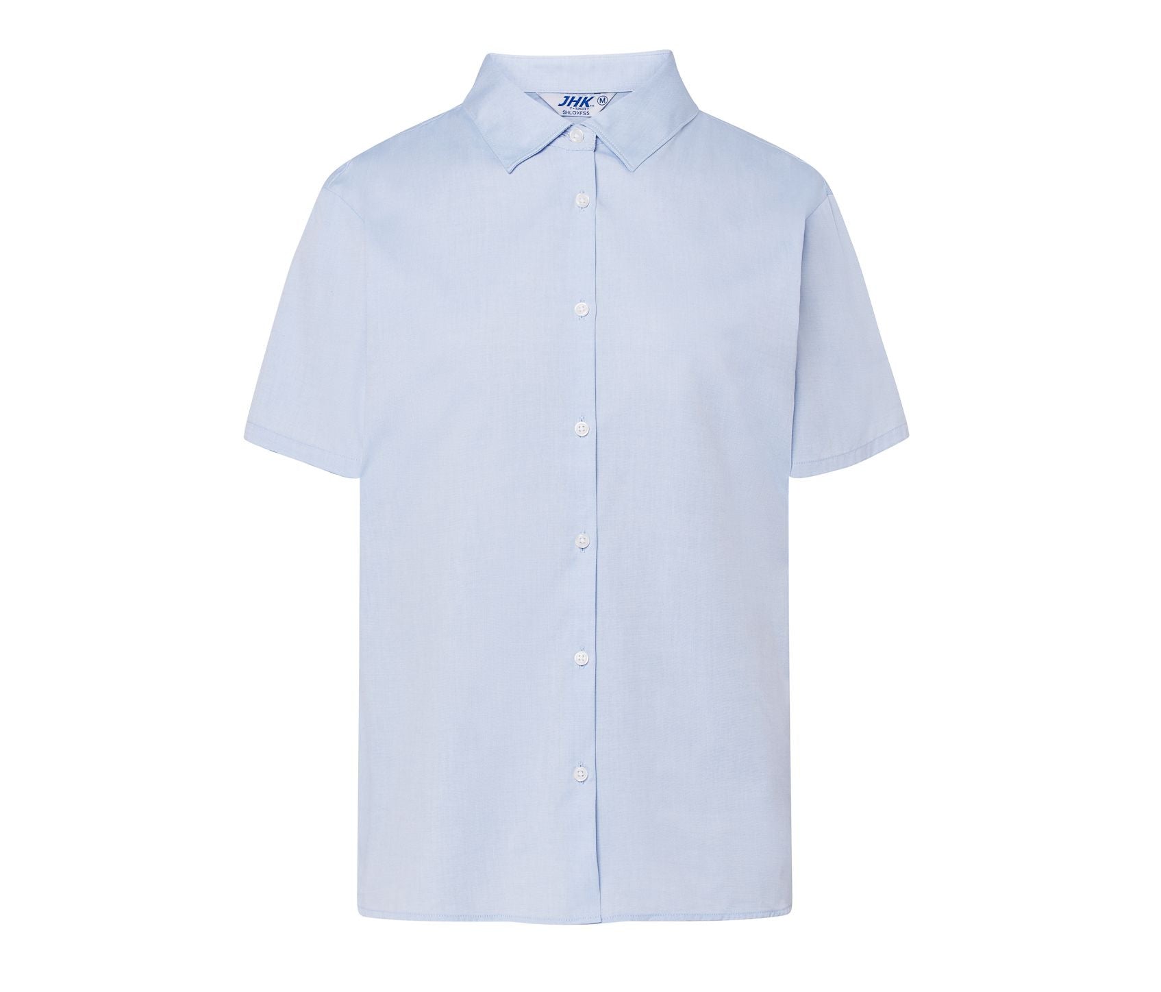 Camisa Oxford Manga Corta Mujer 115 - JHK JK606 - SKY BLUE