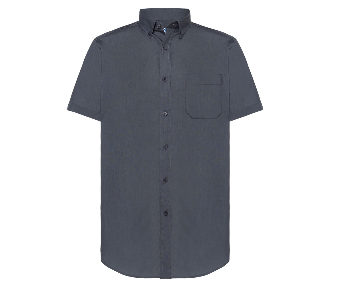 Camisa Popelín Manga Corta Hombre 100 - JHK JK611 - GREY