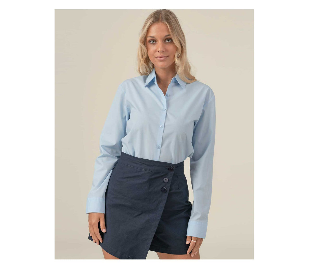 Camisa Popelín Mujer 100 - JHK JK615