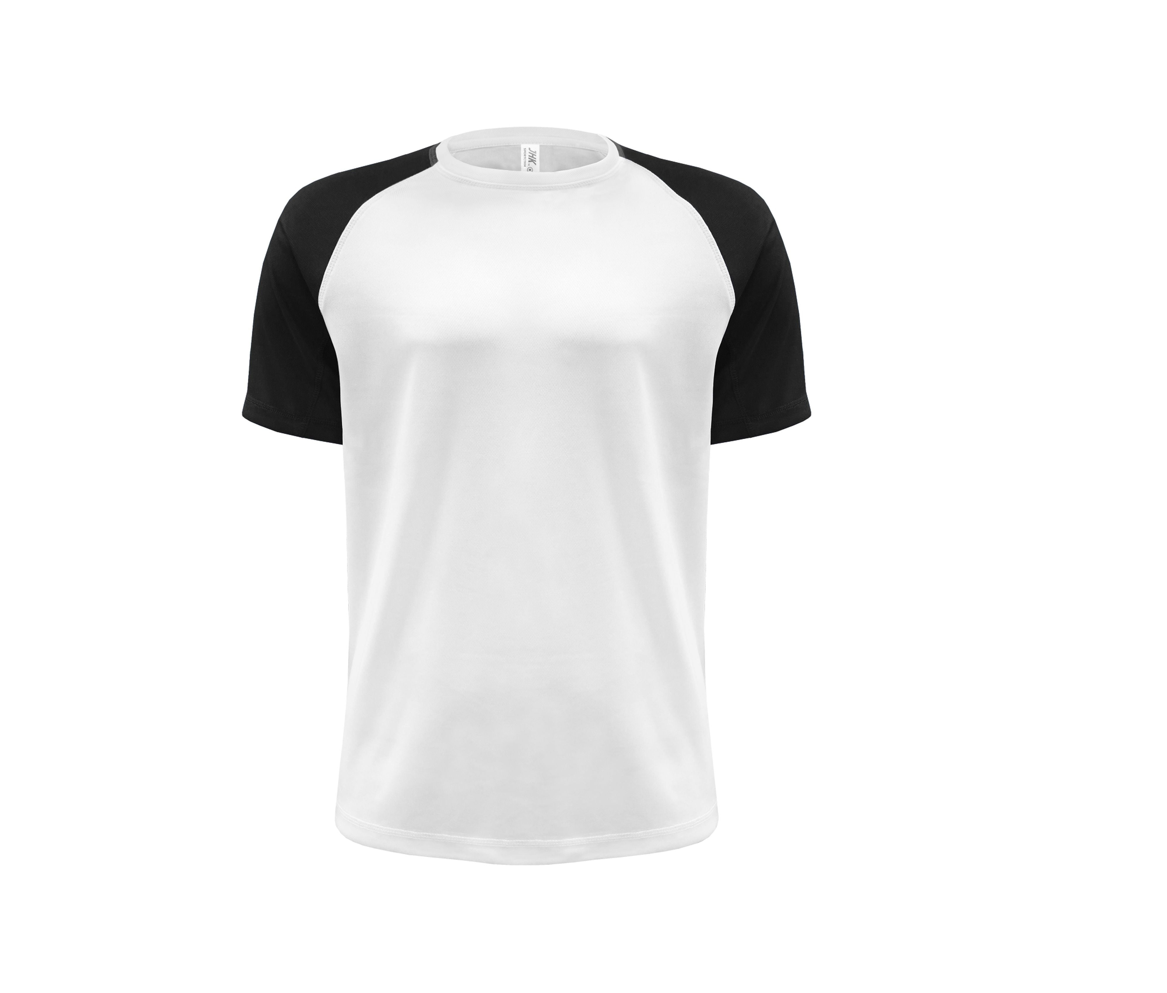 Camiseta Técnica Contraste Hombre 130 - JHK JK905 - WHITE/BLACK