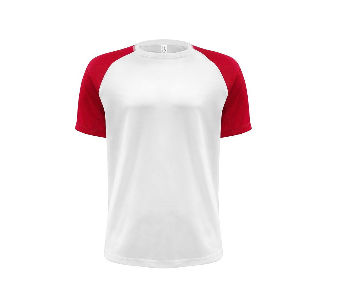 Camiseta Técnica Contraste Hombre 130 - JHK JK905 - WHITE/RED