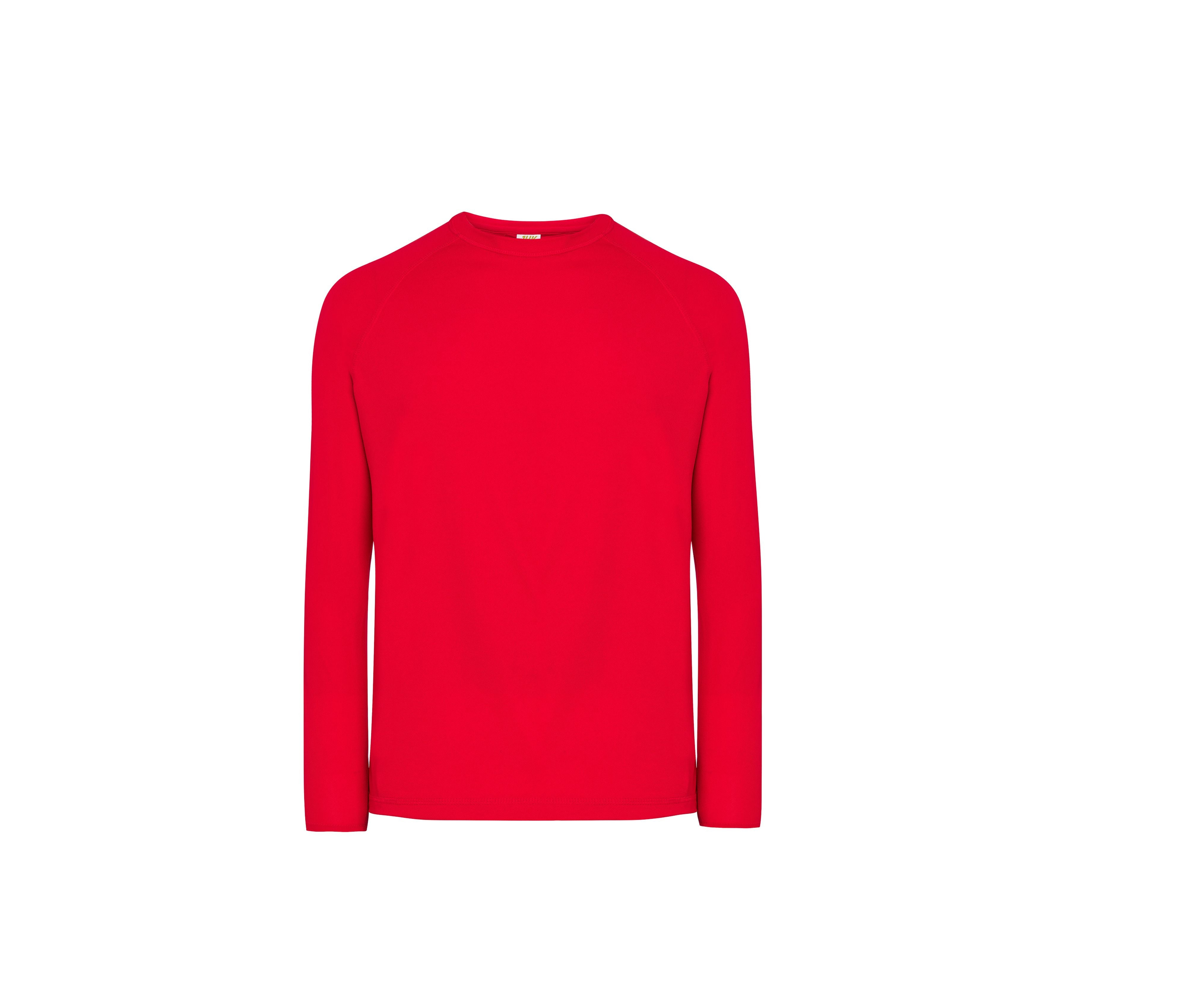 Camiseta Técnica Manga Larga Hombre 130 - JHK JK910 - RED