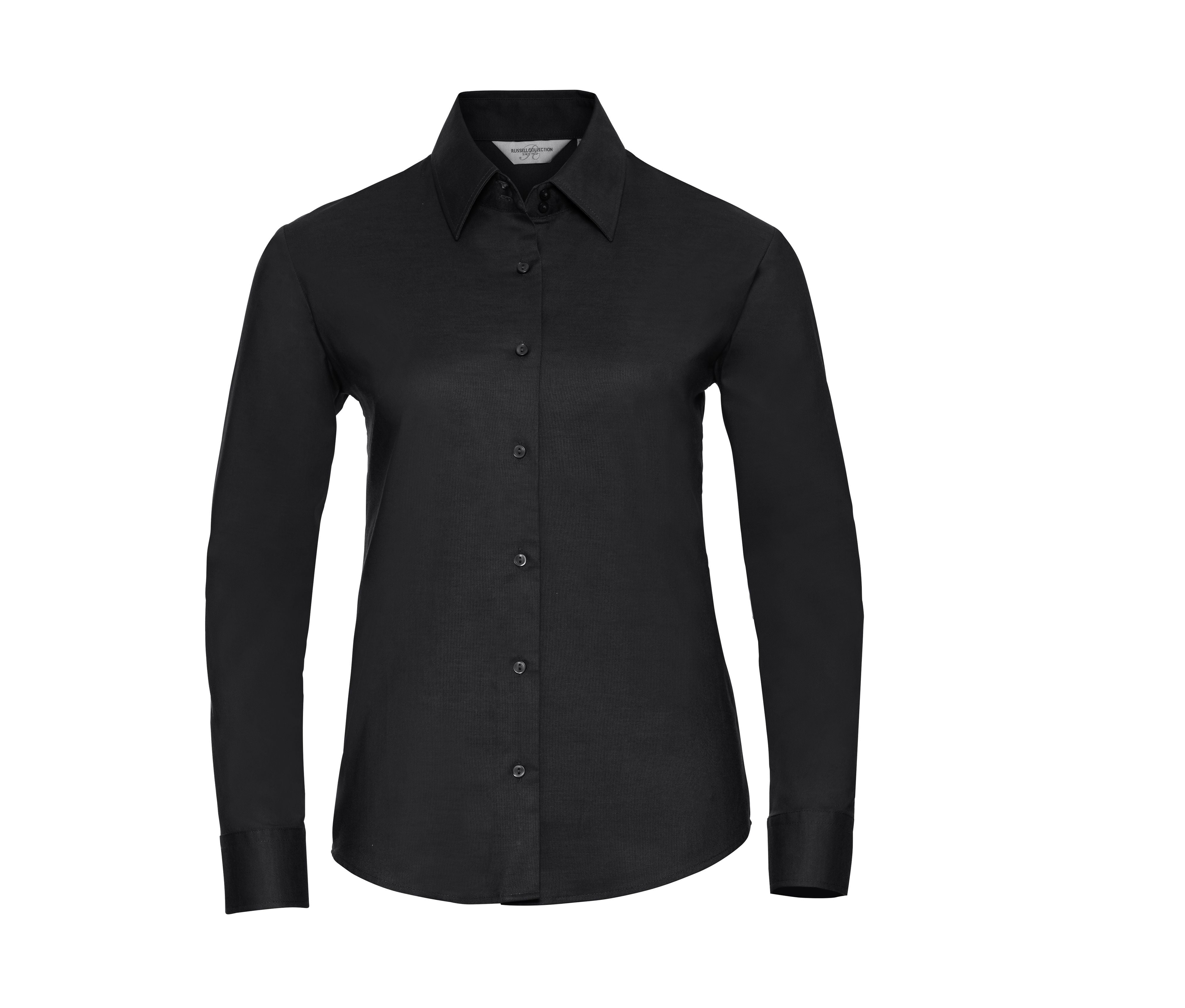 Camisa Oxford Entallada de Manga Larga para Mujer. - Russell Athletic JZ32F
