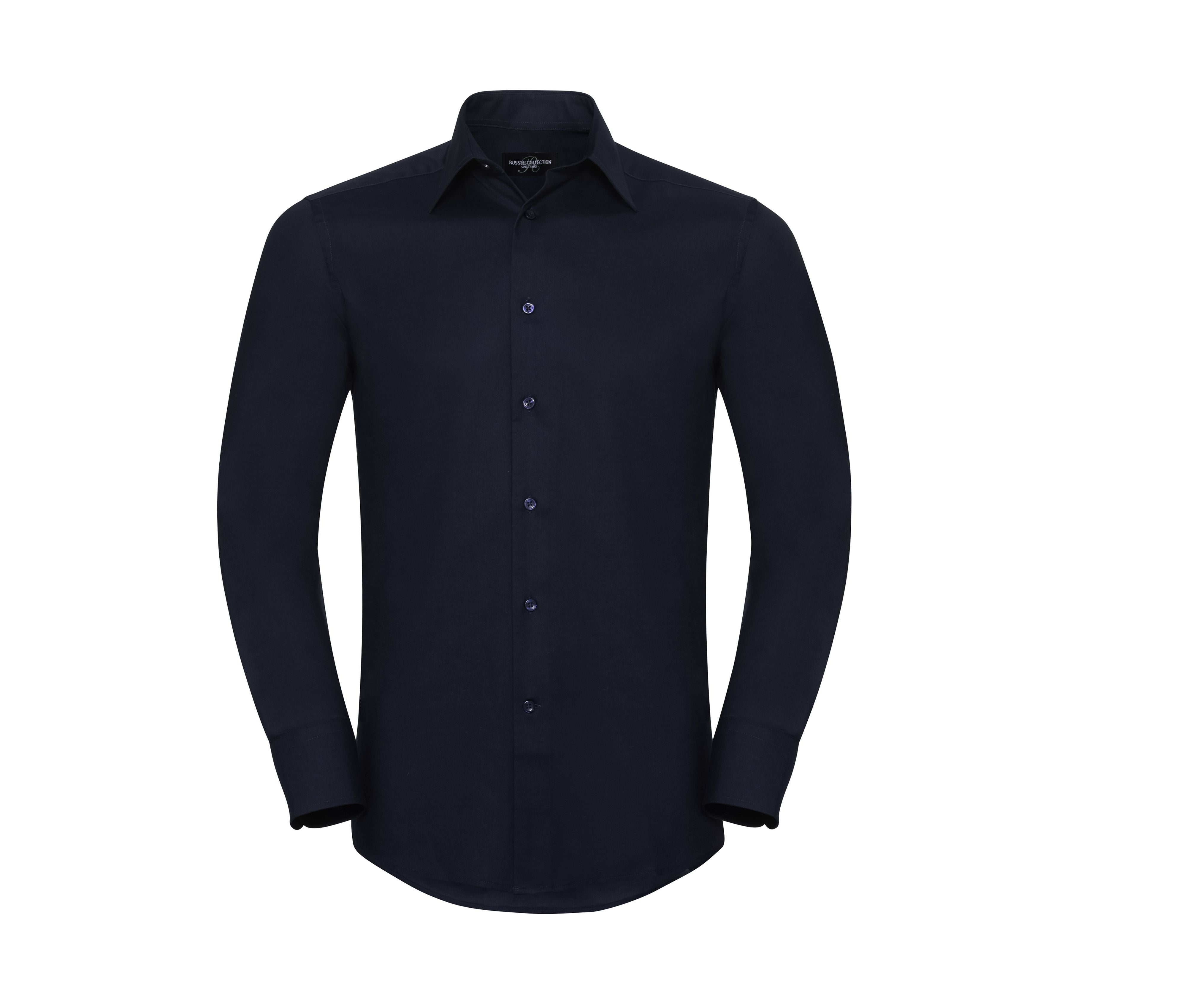 Camisa Oxford Entallada - Manga Larga. - Russell Athletic JZ922