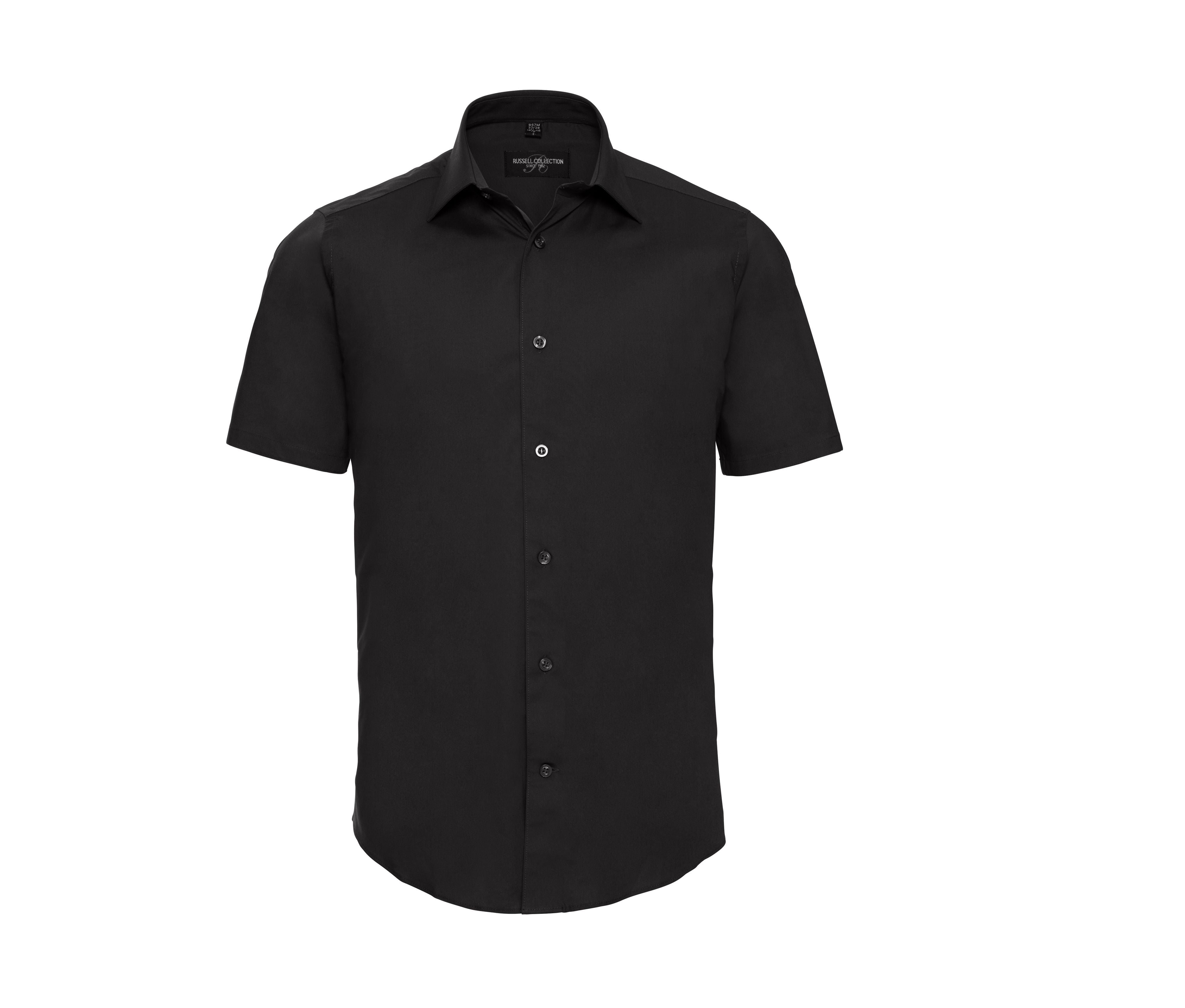 Camisa de Hombre Slim Fit Manga Corta de Fácil Cuidado - Russell Athletic JZ947
