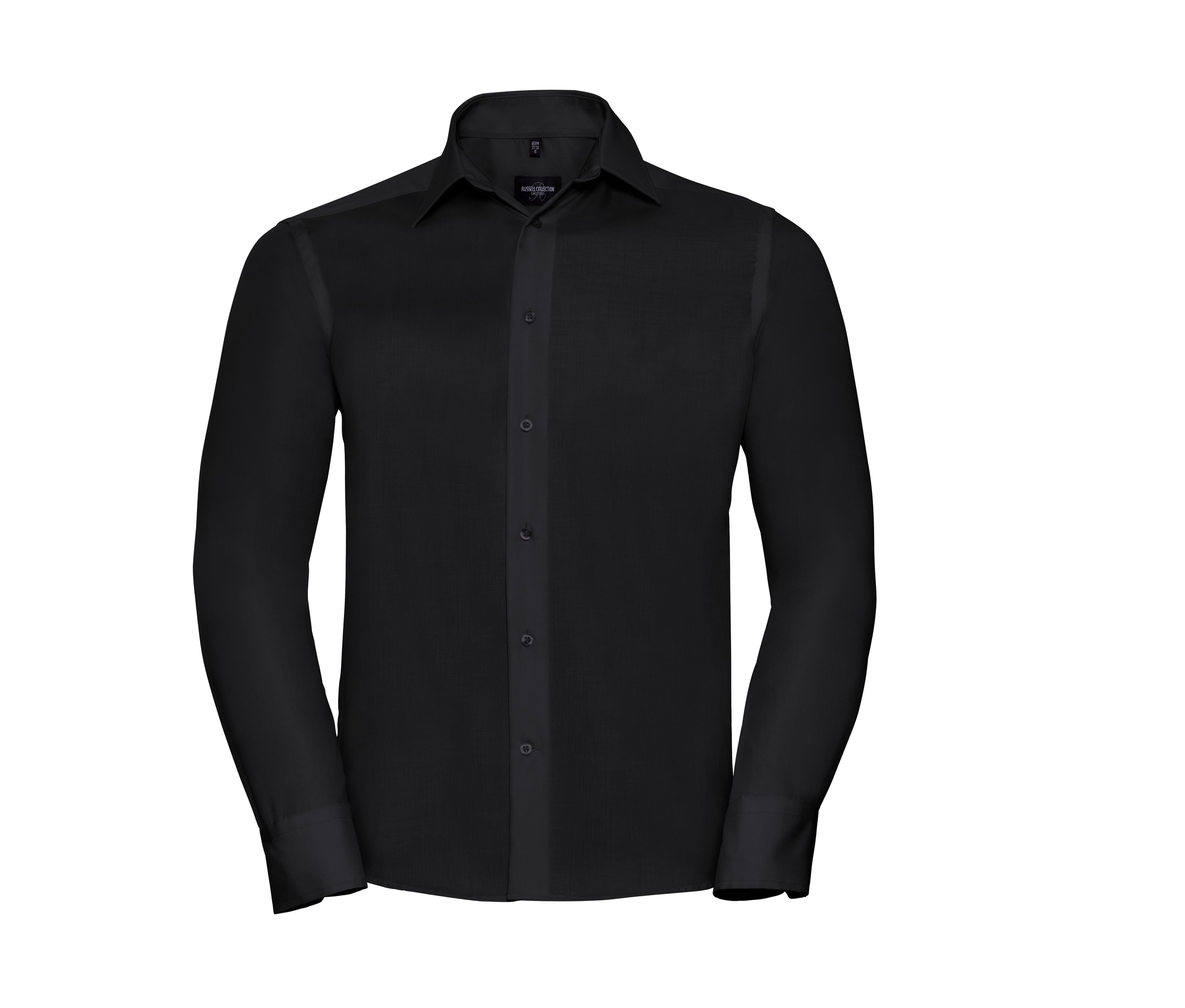 Camisa Entallada de Manga Larga para Hombre, de la Línea Ultimate, sin Necesidad de Planchado. - Russell Athletic JZ958