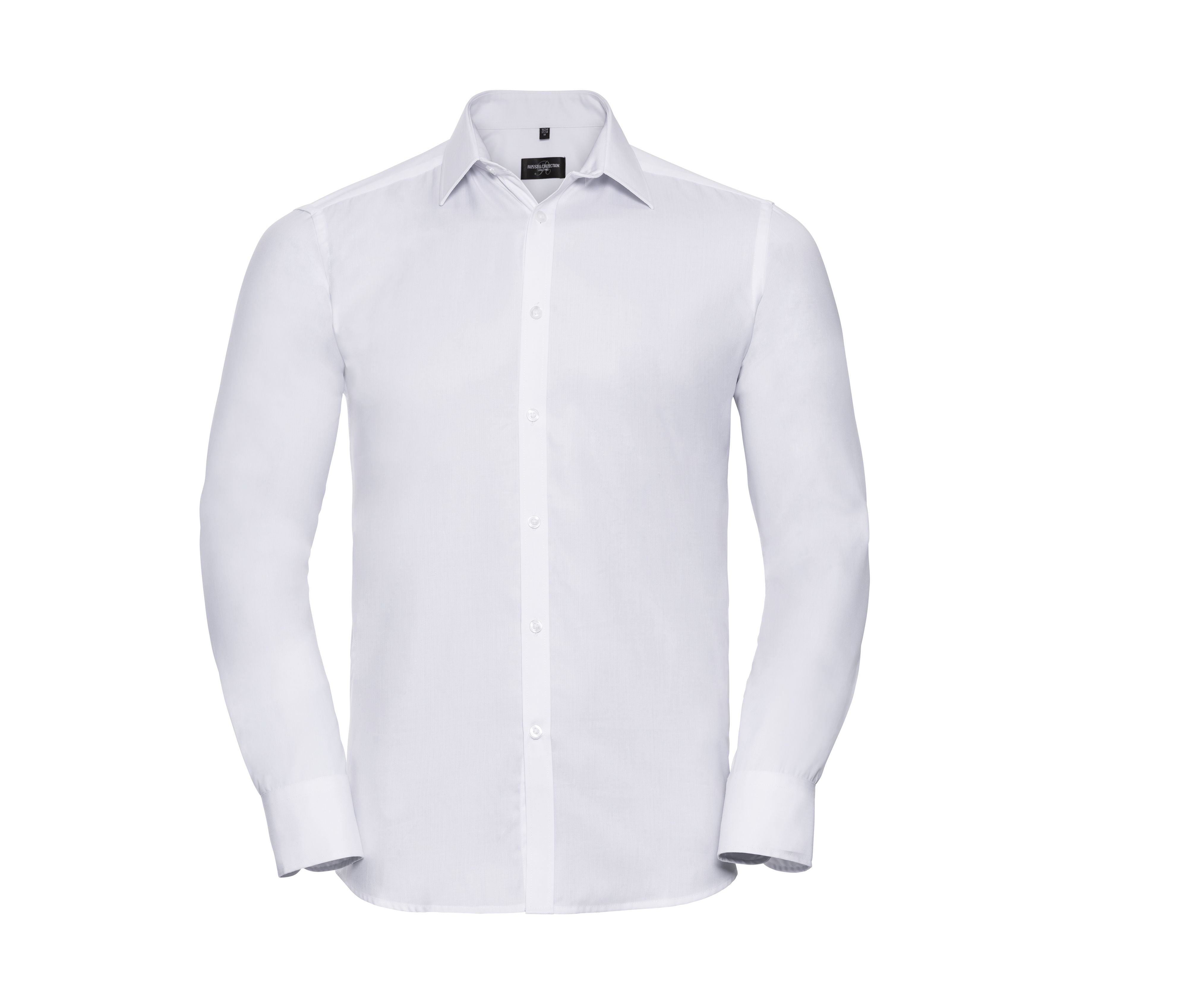 Camisa Entallada de Espiga - Manga Larga. - Russell Athletic JZ962