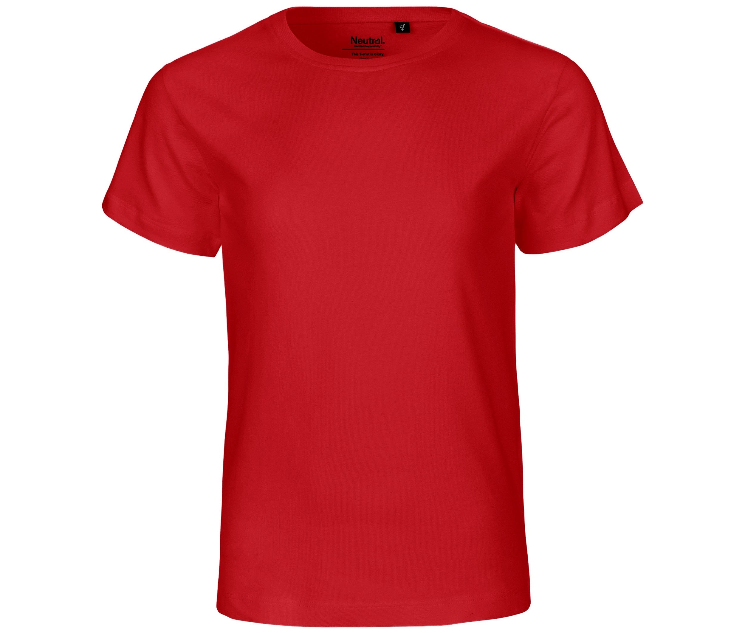 Camiseta Niños en Algodón Orgánico y Fairtrade - Neutral O30001