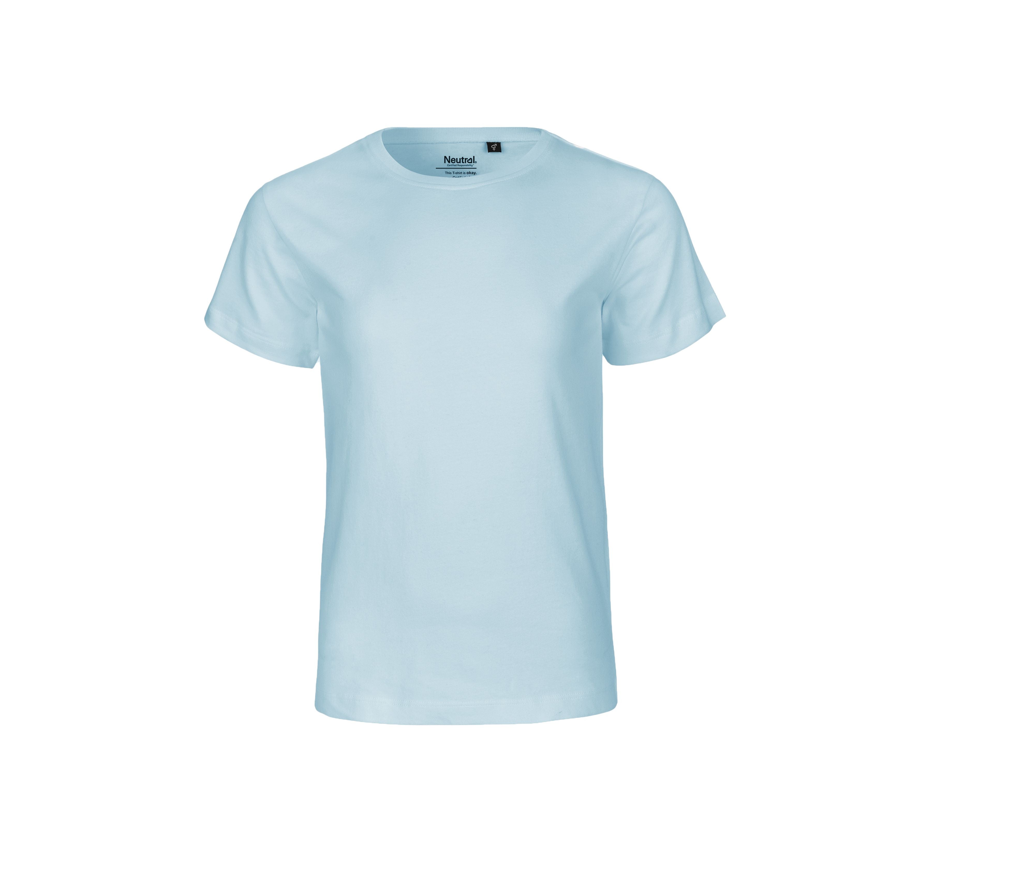 Camiseta Niños en Algodón Orgánico y Fairtrade - Neutral O30001