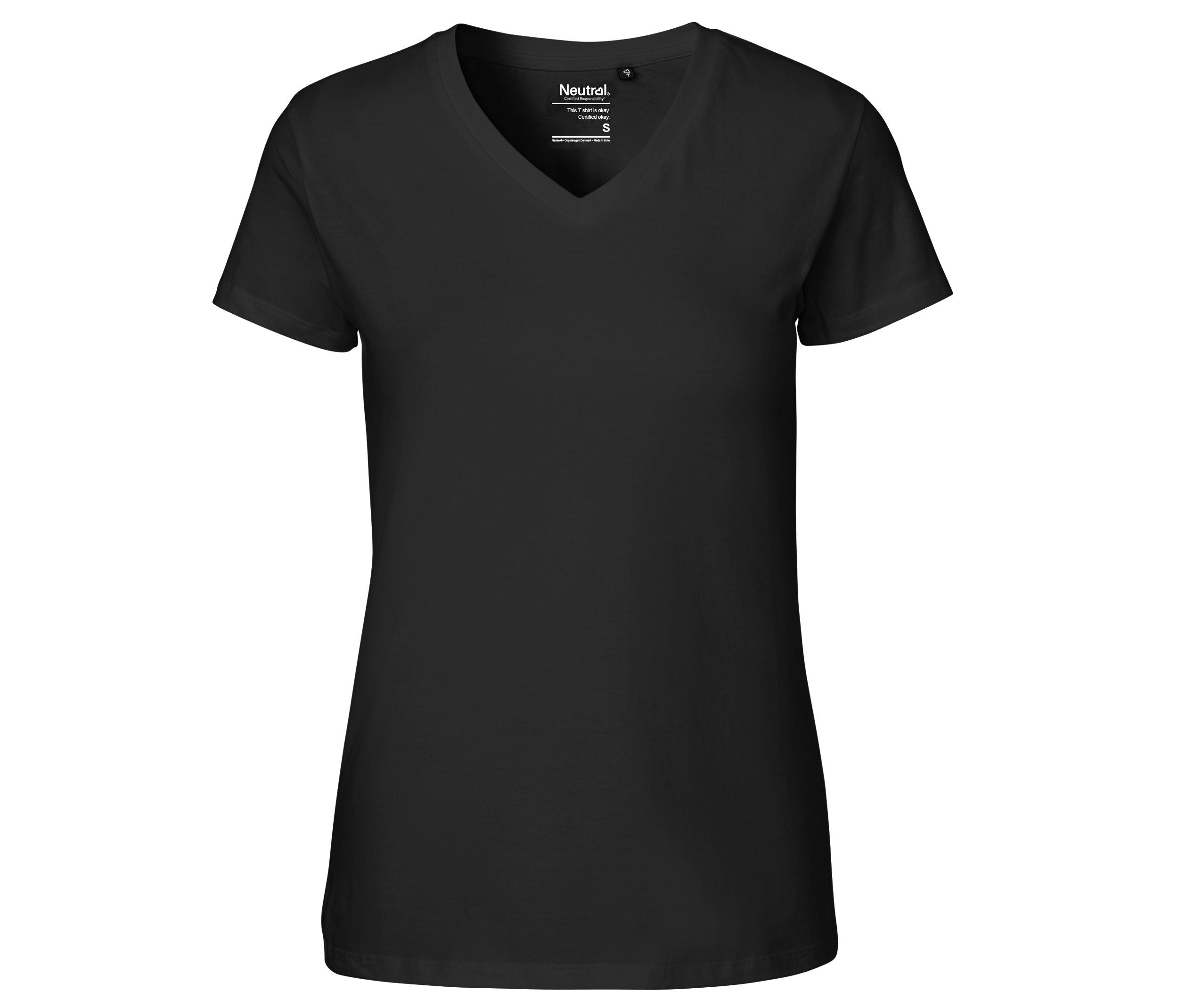 Camiseta Mujer Cuello V - Neutral O81005