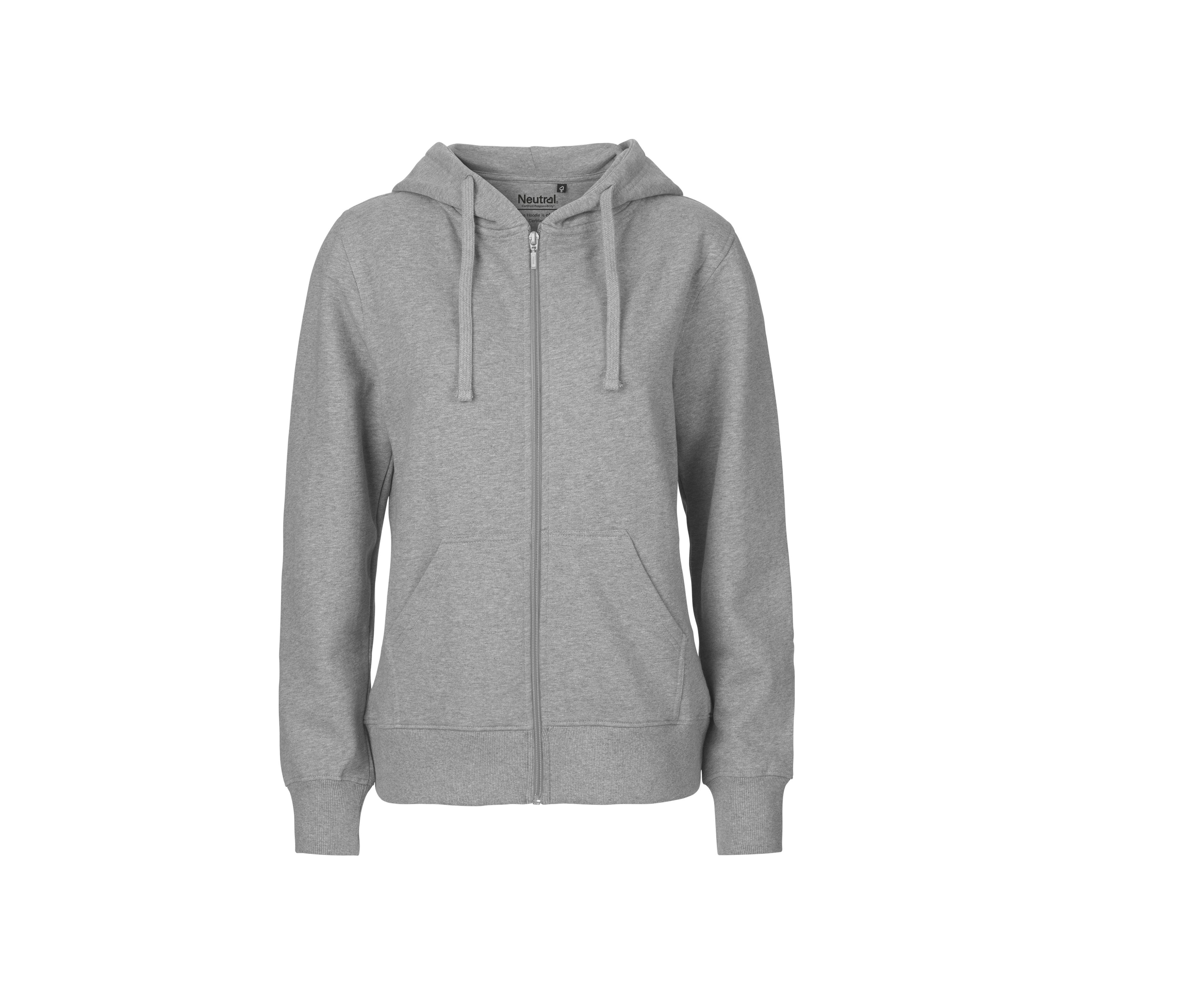 Sudadera Cremallera con Capucha Mujer - Neutral O83301