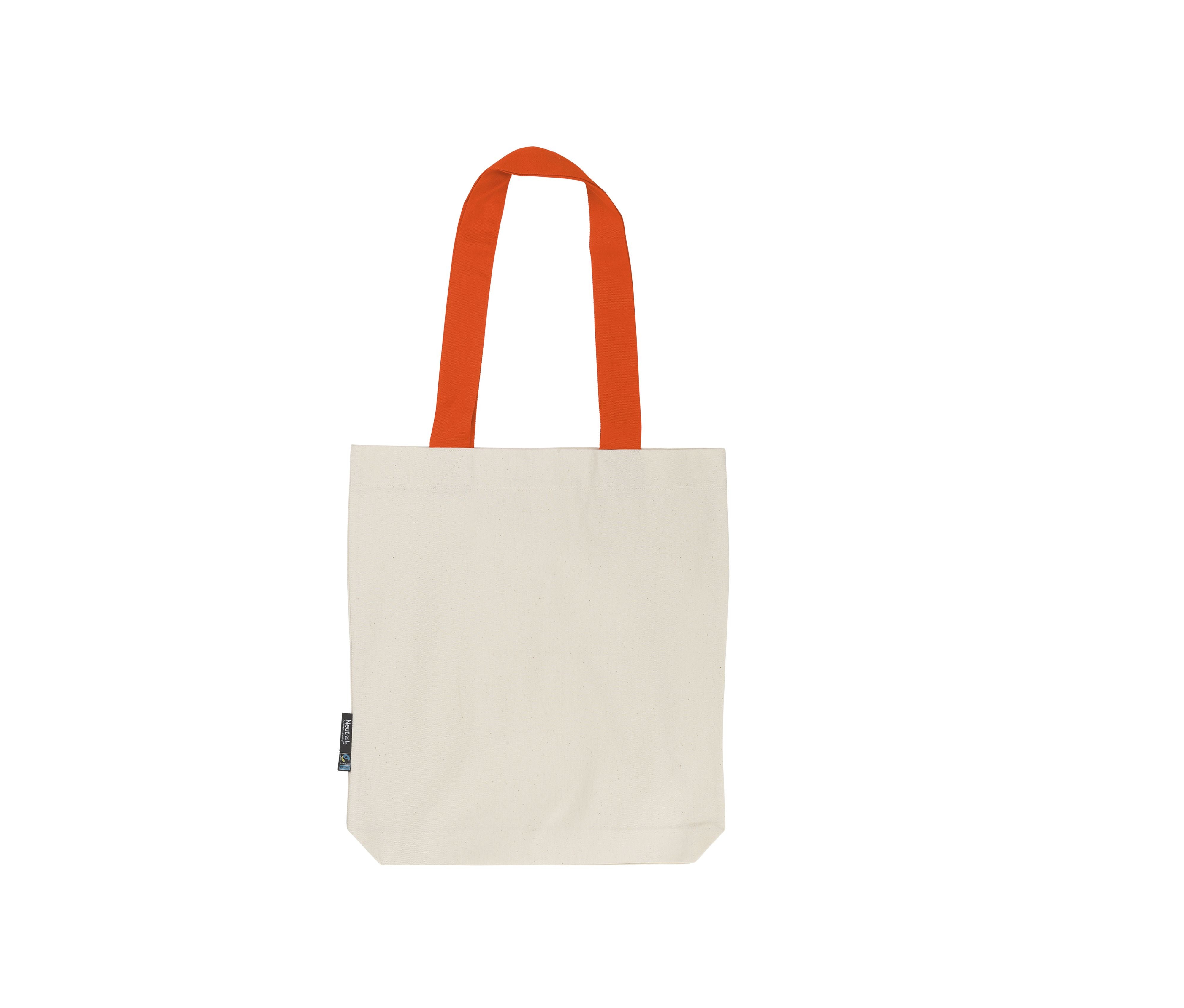 Bolsa de Compras con Asas Contrastadas - Neutral O90002