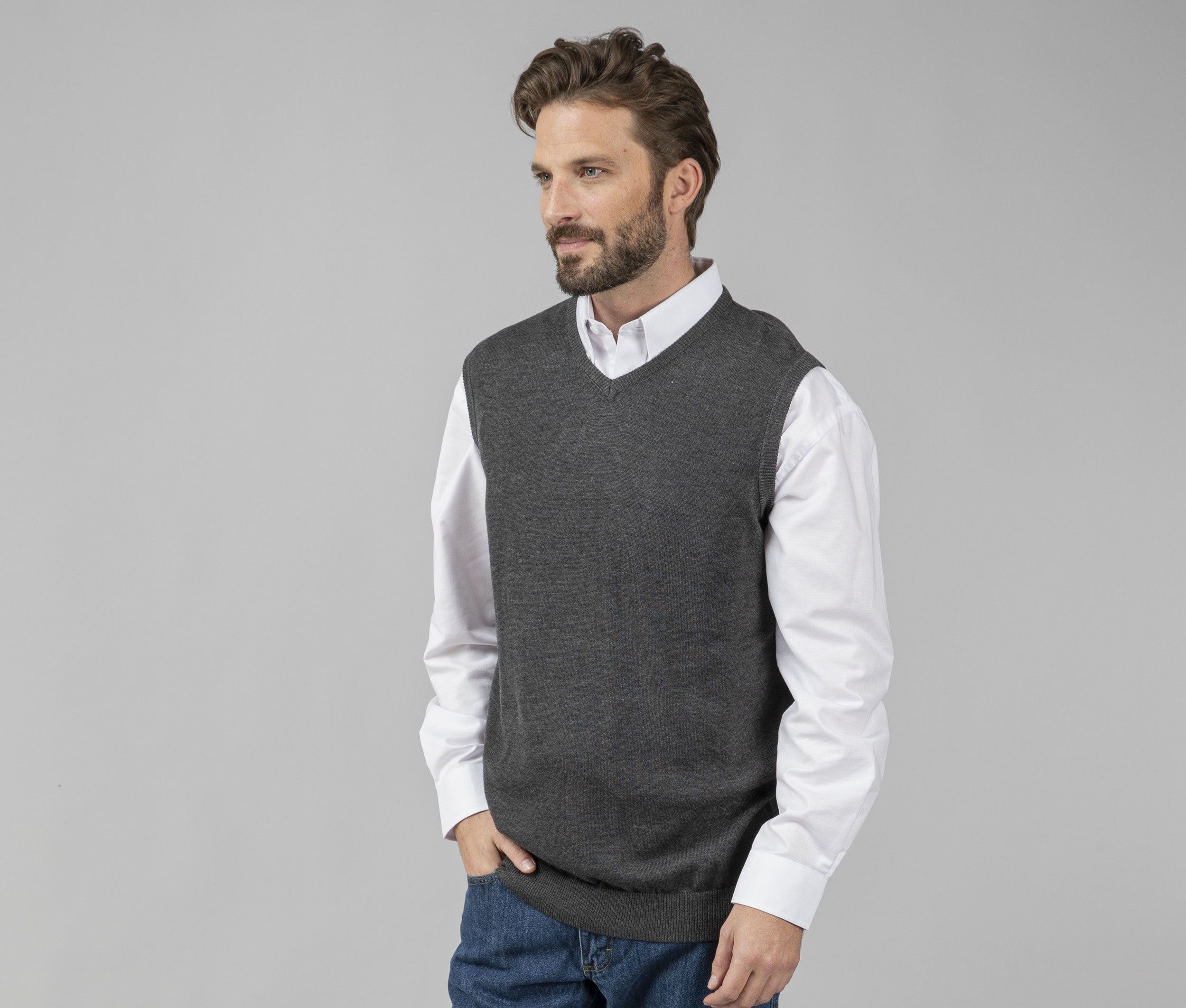 Jersey con cuello V sin mangas - Pen Duick PK452