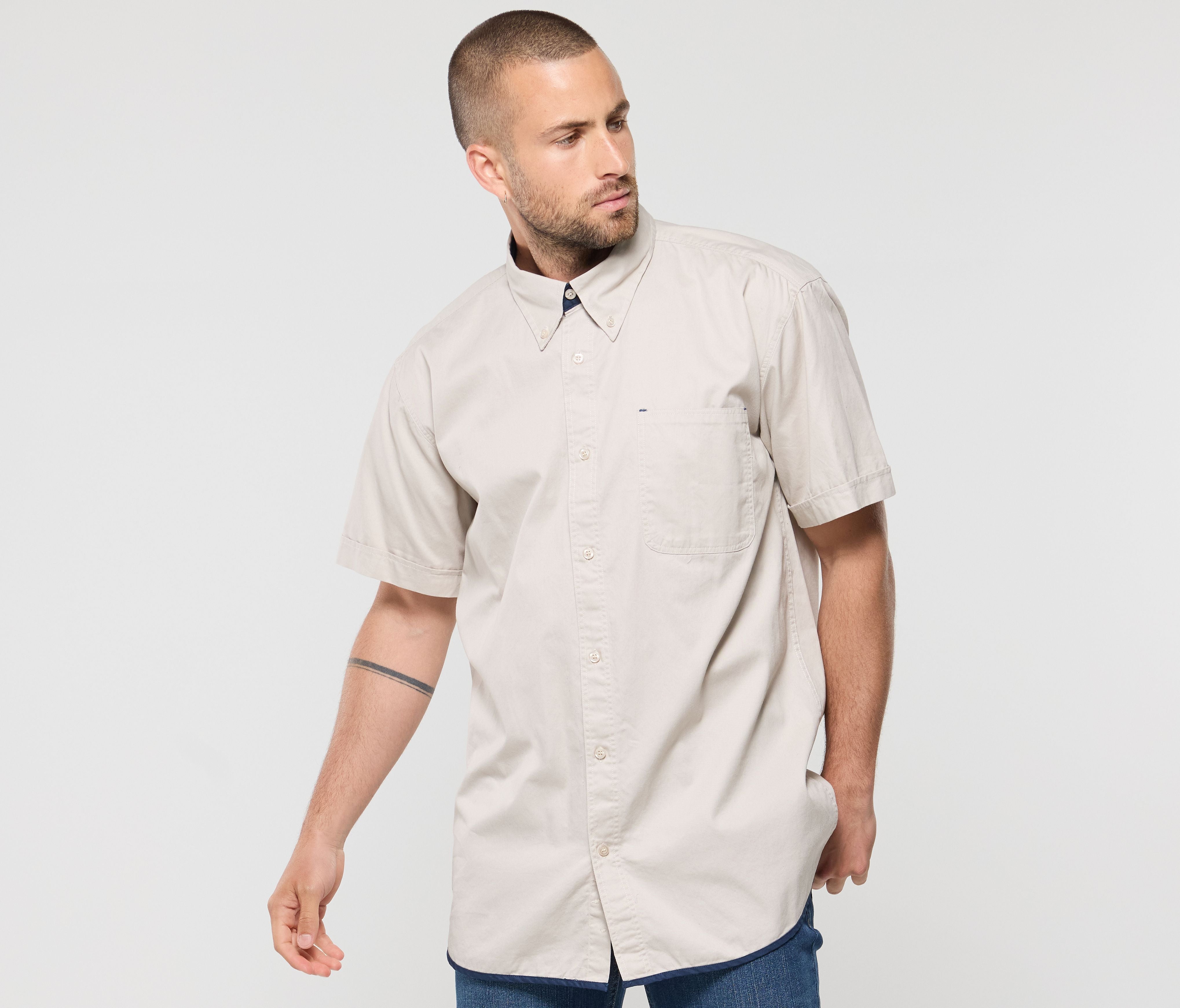 Camisa de algodón con mangas cortas - Pen Duick PK600