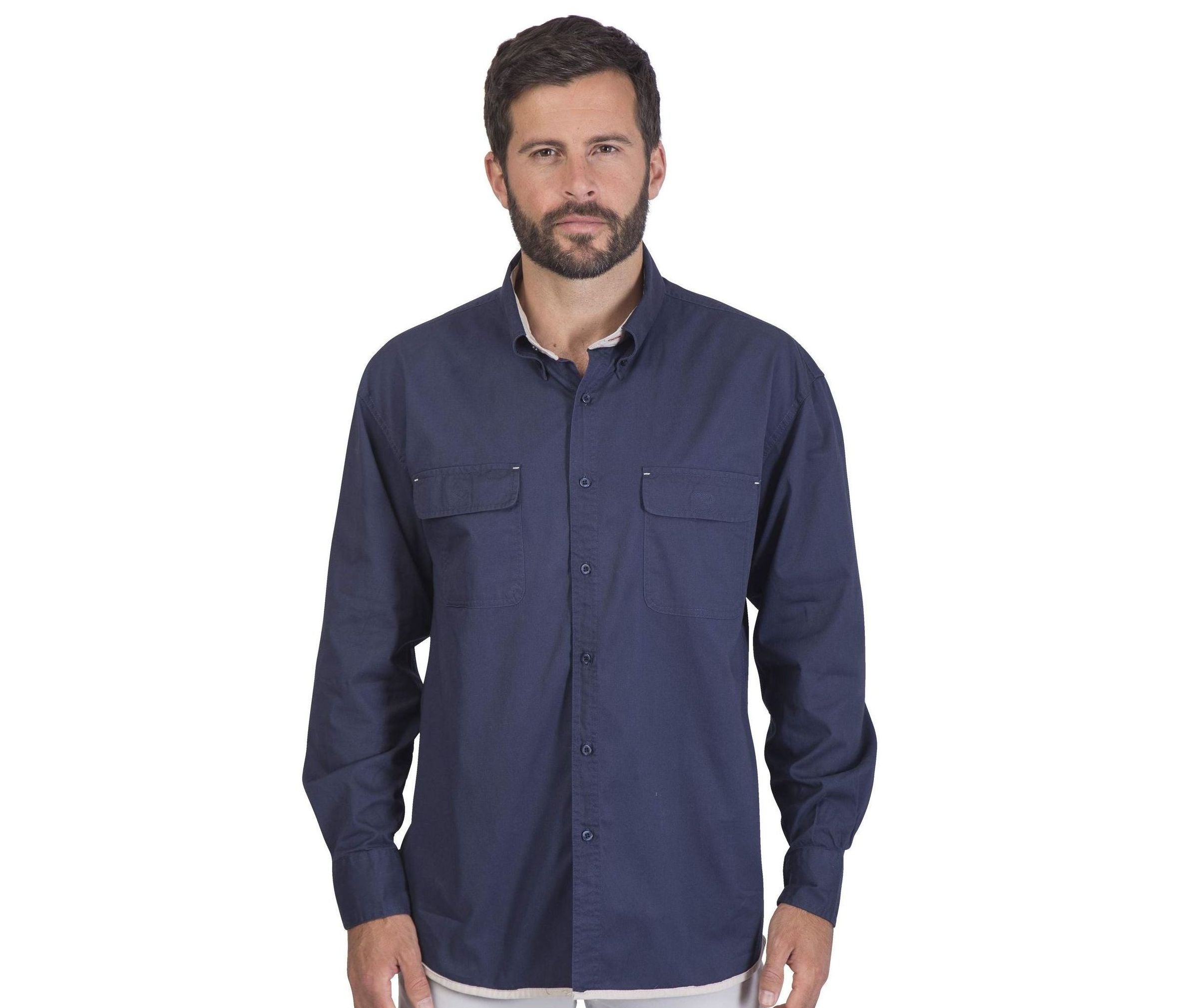 Camisa con mangas largas y 2 bolsillos - Pen Duick PK610