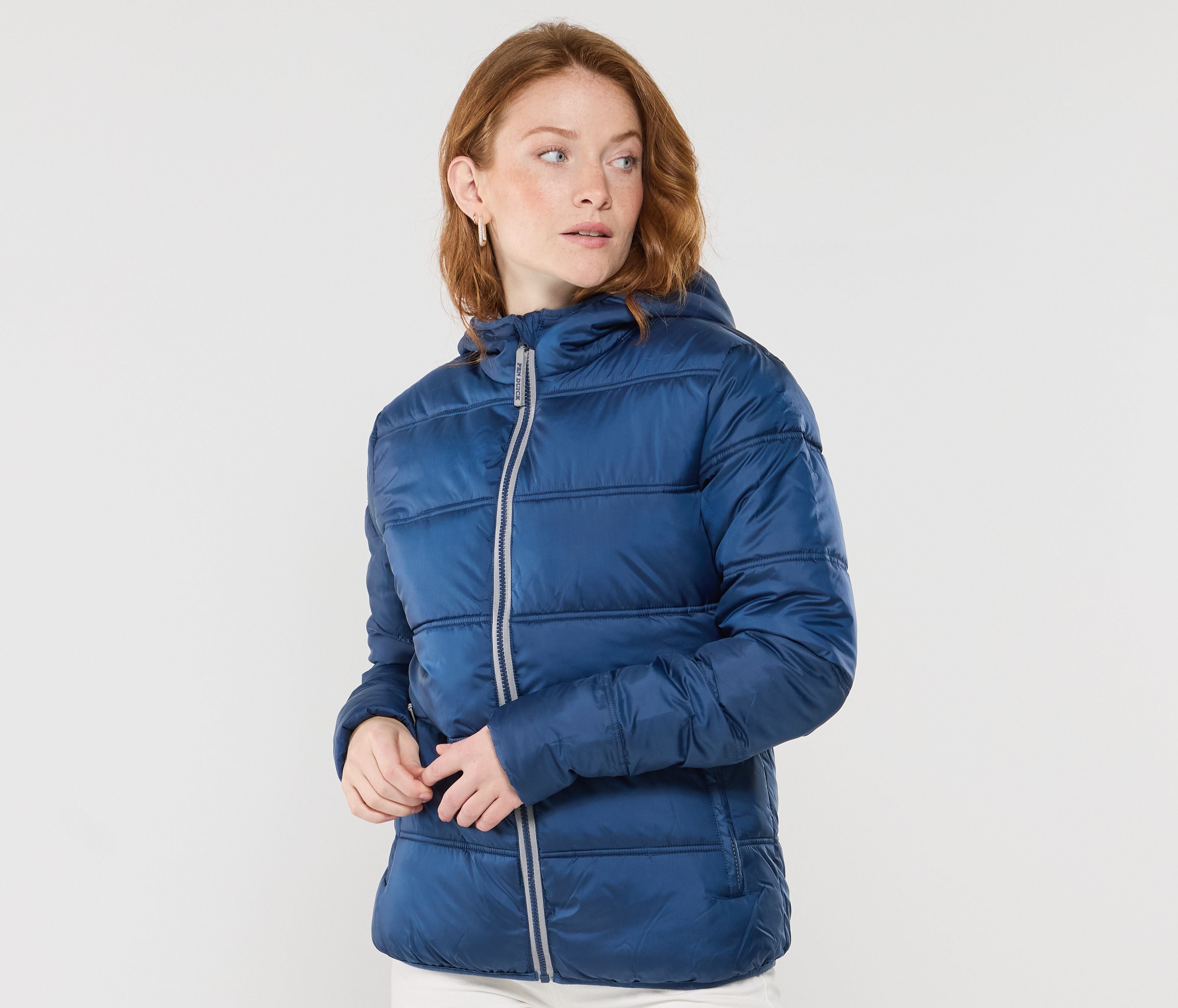 Chaqueta acolchada con capucha mujer - Pen Duick PK759