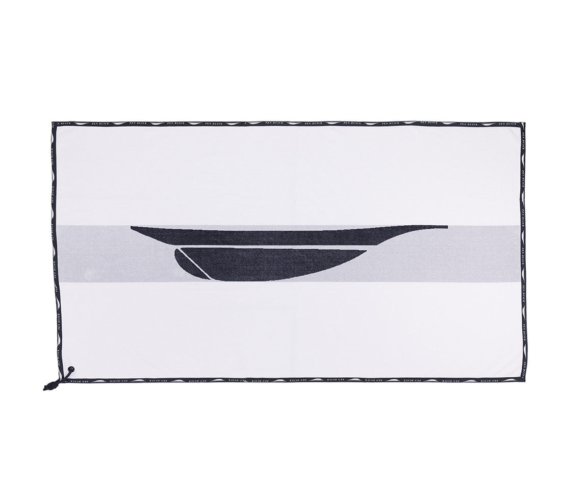 Toalla de playa de terciopelo maxi - Pen Duick PK844