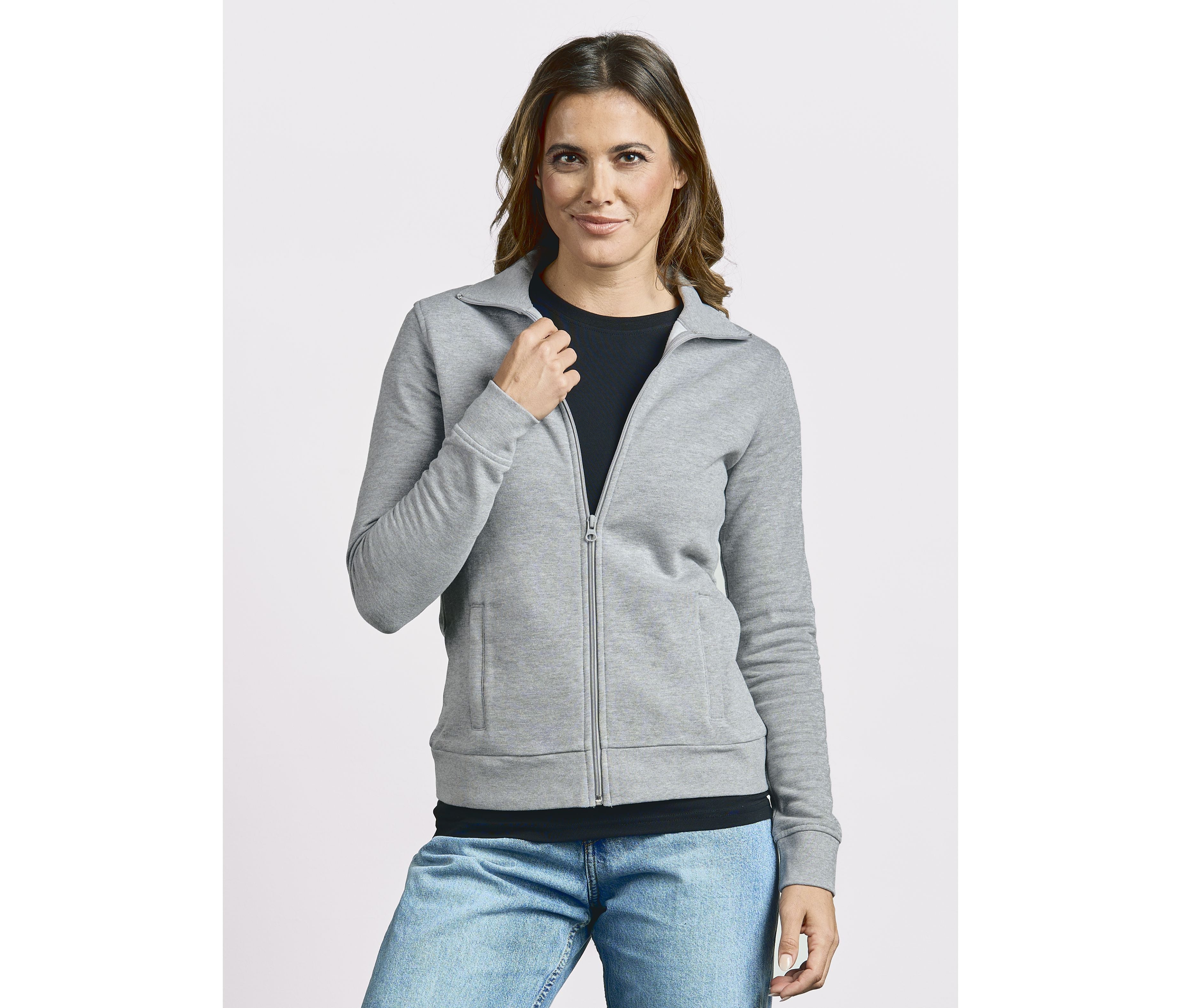 Sudadera con gran cremallera mujer - Promodoro PM5295
