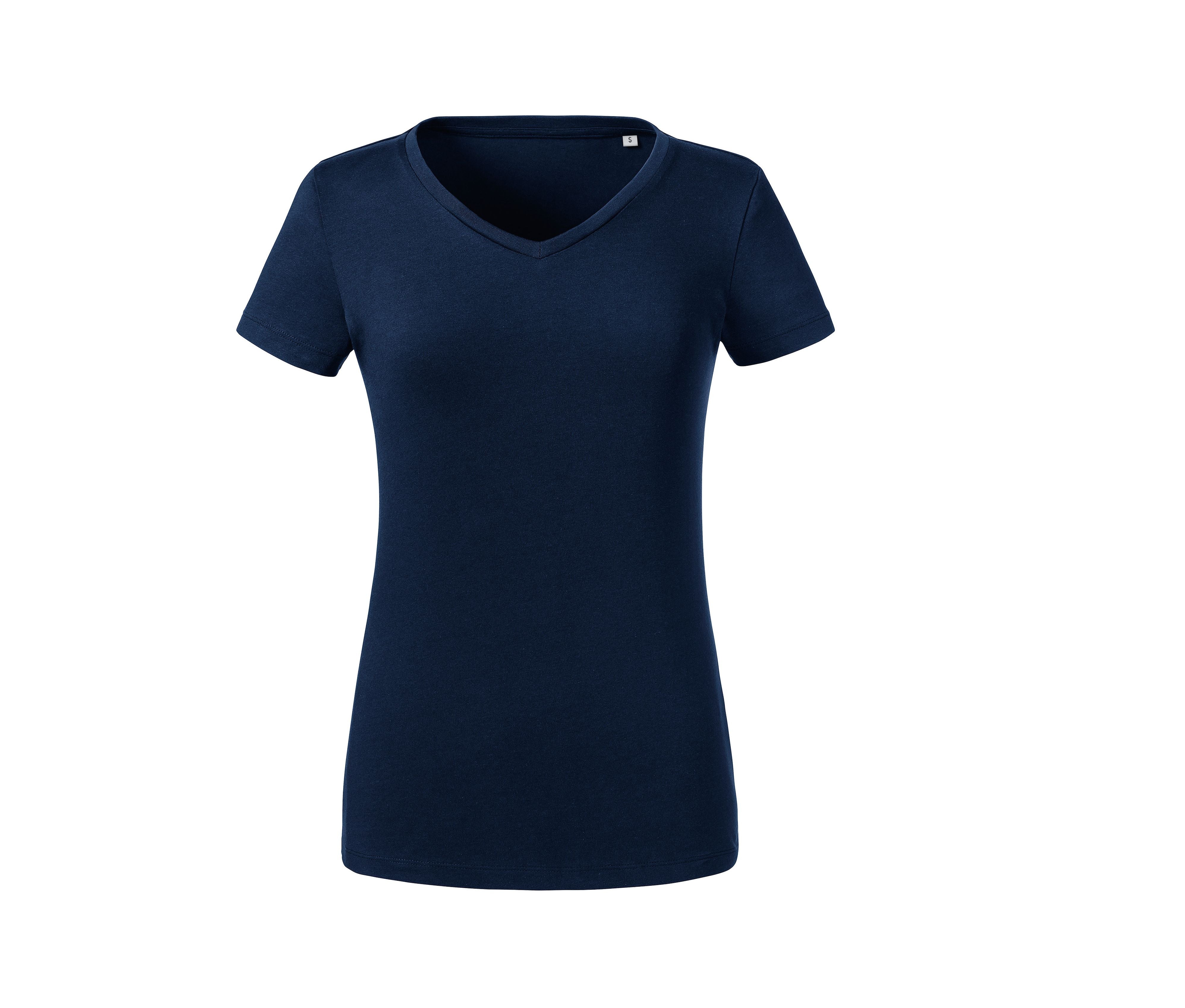 Camiseta Orgánica con Cuello V Mujer - Russell Athletic RU103F