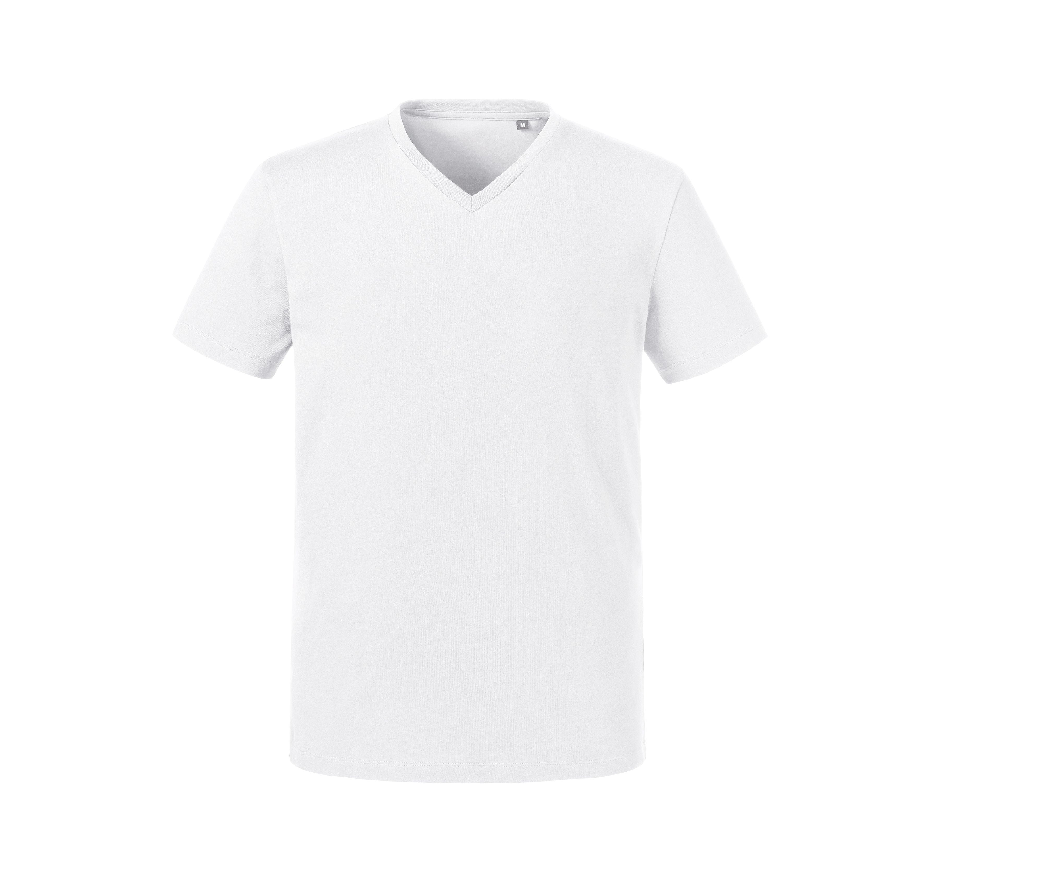 Camiseta Orgánica con Cuello V Hombre - Russell Athletic RU103M