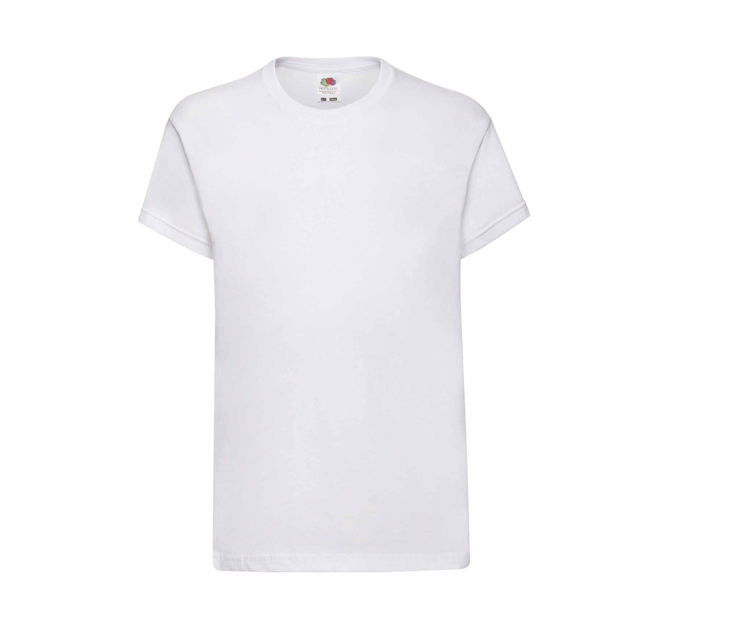 Camiseta Kids Original Fruit of the Loom SC1019 en color blanco
