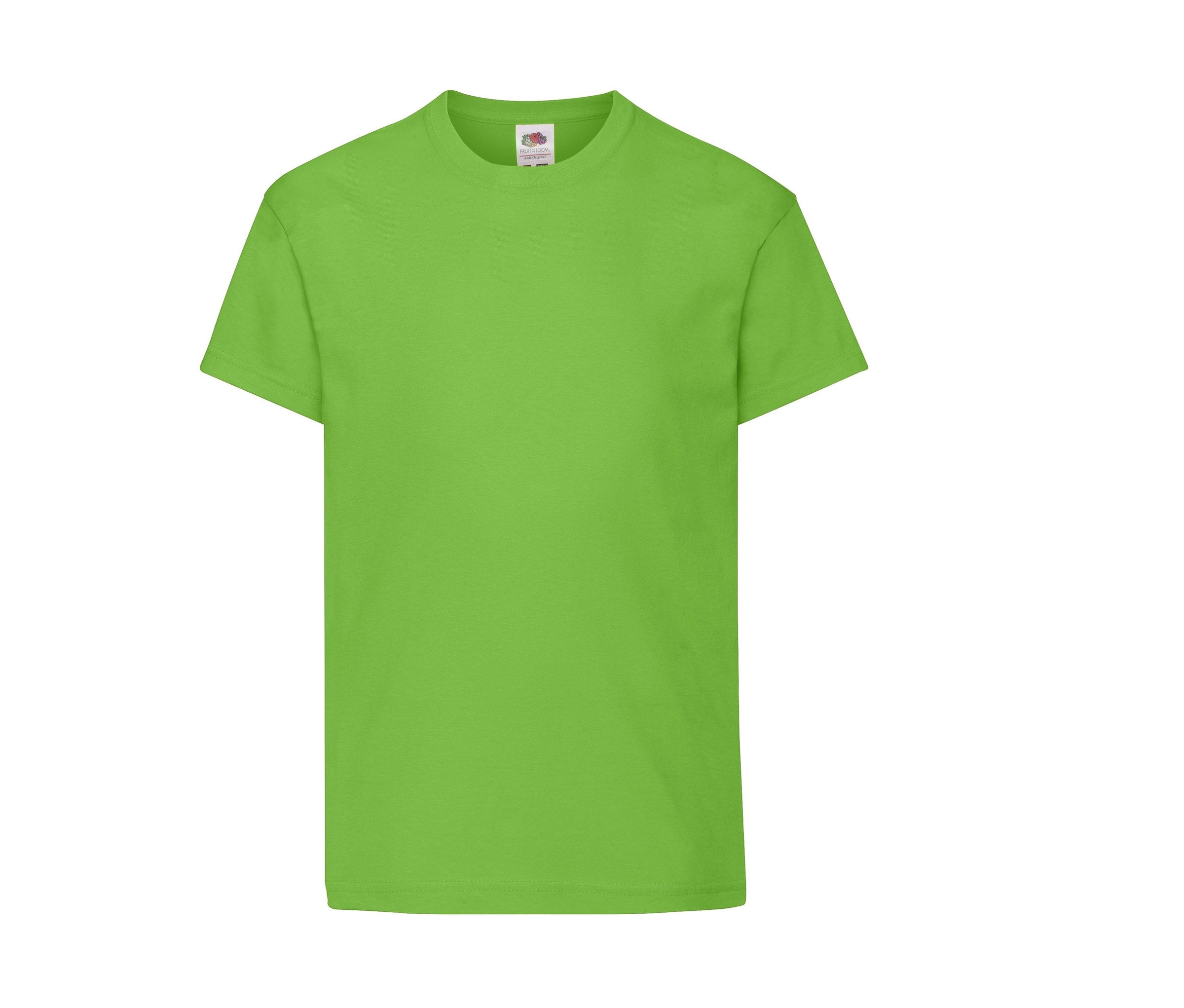 Camiseta Kids Original Fruit of the Loom SC1019 en color lime