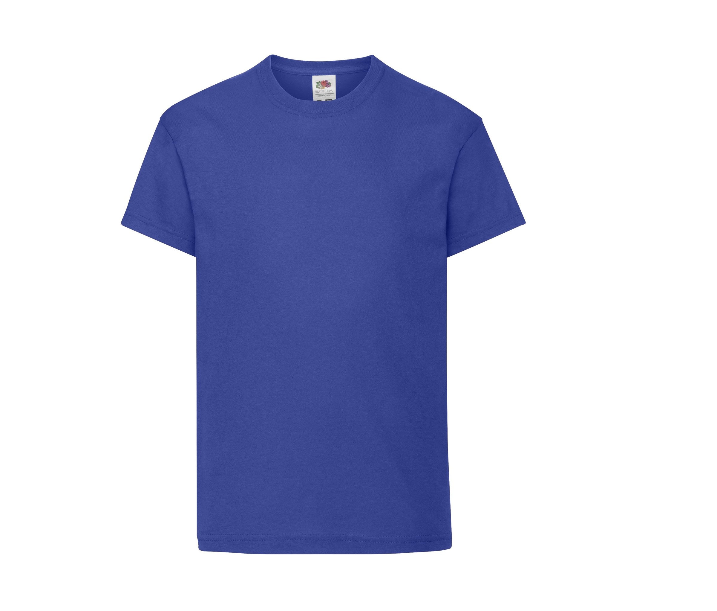 Camiseta Kids Original Fruit of the Loom SC1019 en color azul real