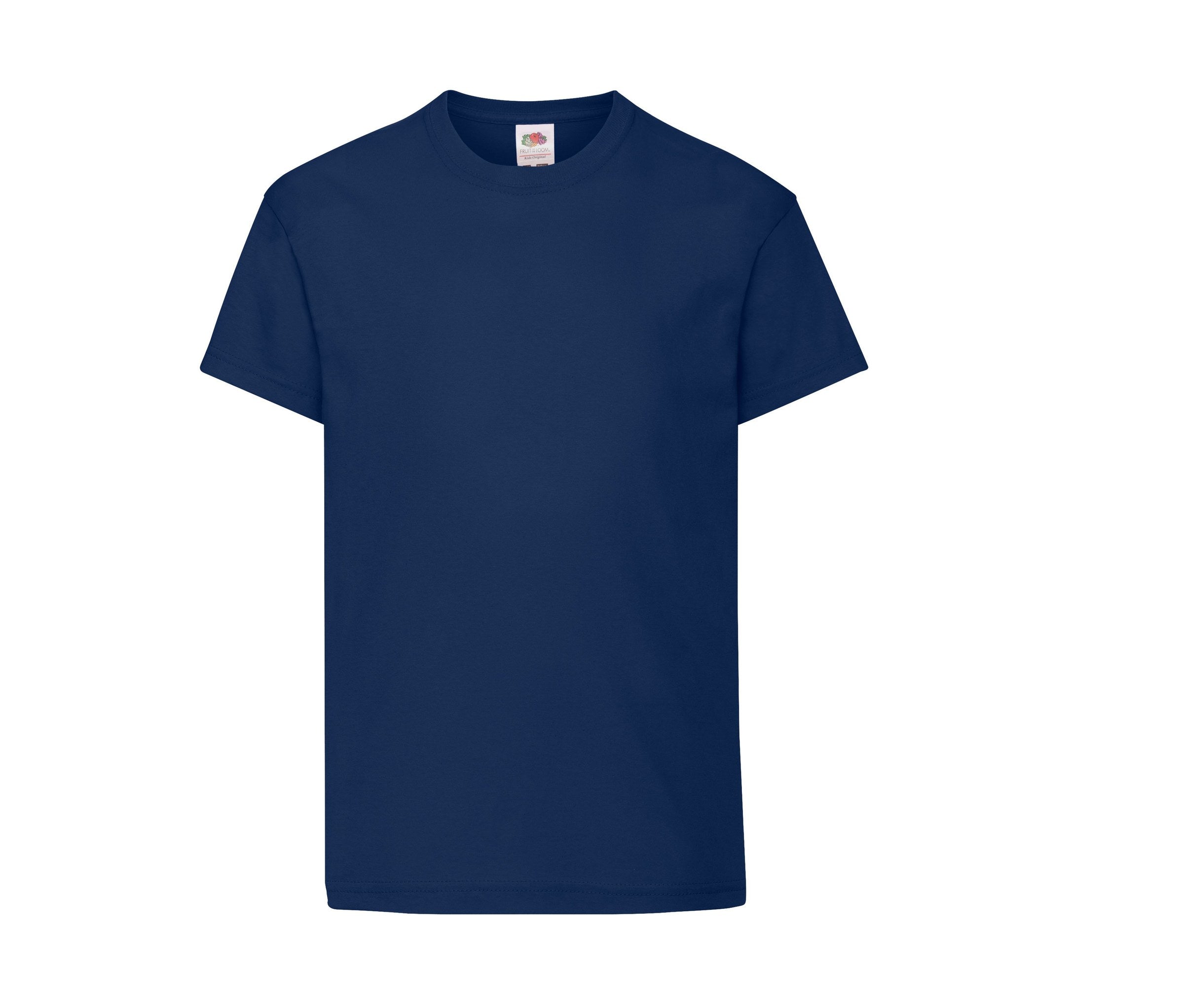 Camiseta Kids Original Fruit of the Loom SC1019 en color navy