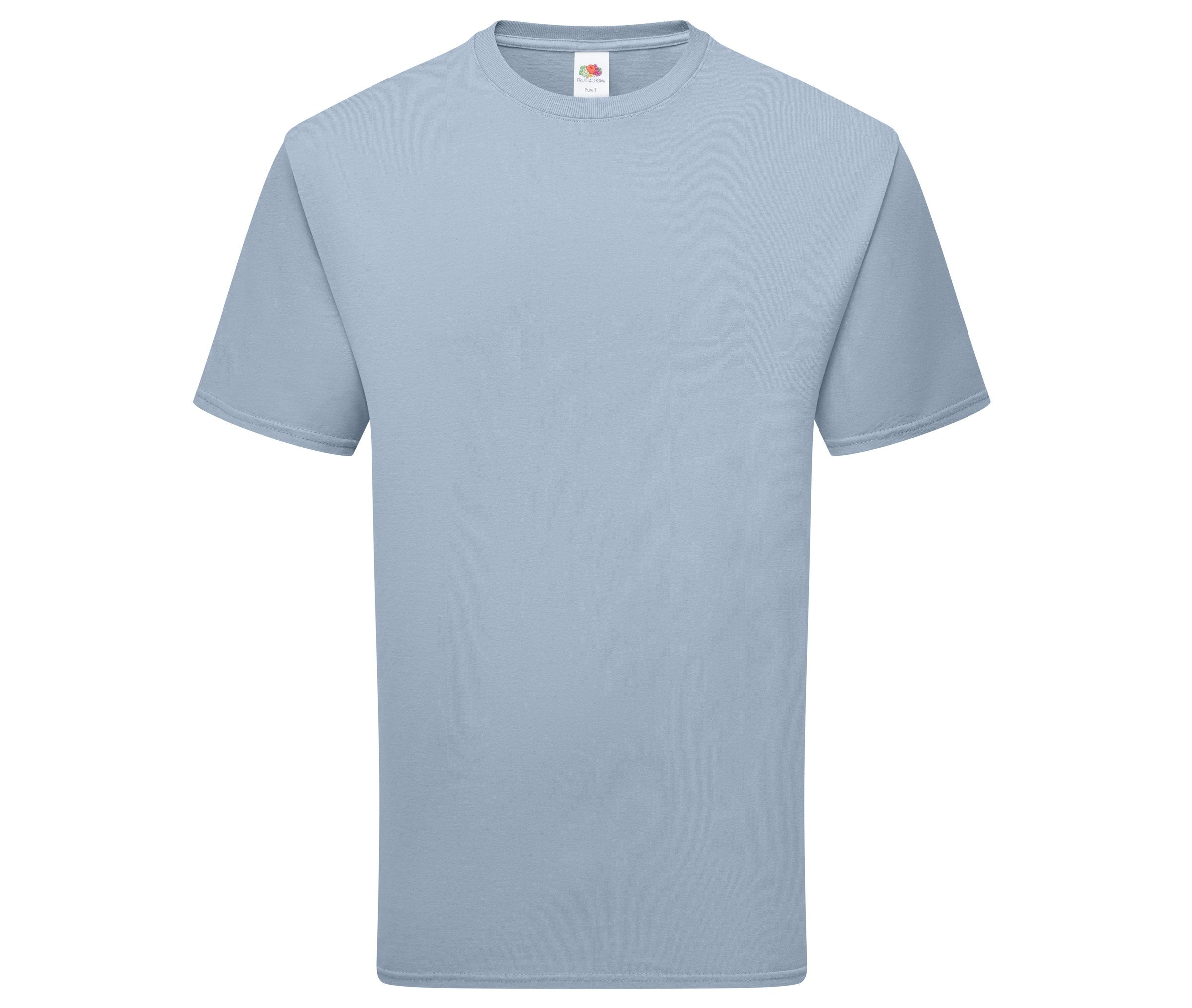 Camiseta Pure Cotton Fruit of the Loom SC1362 en color mineral blue