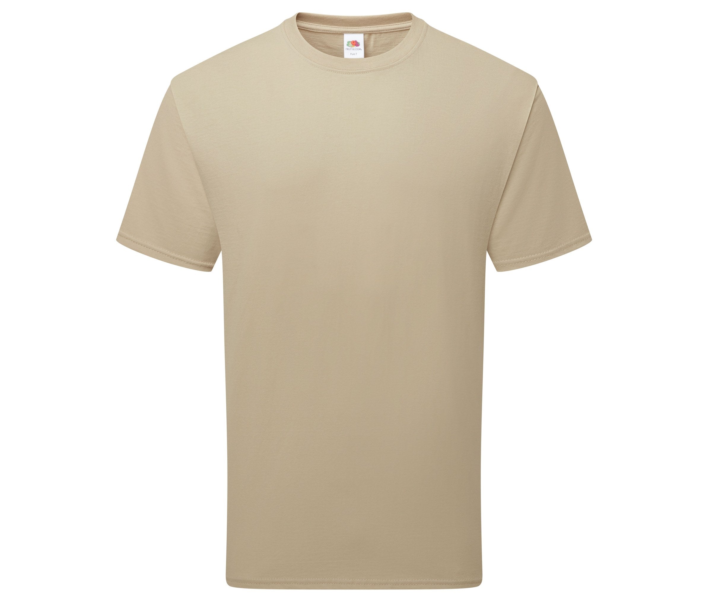 Camiseta Pure Cotton Fruit of the Loom SC1362 en color desert sand