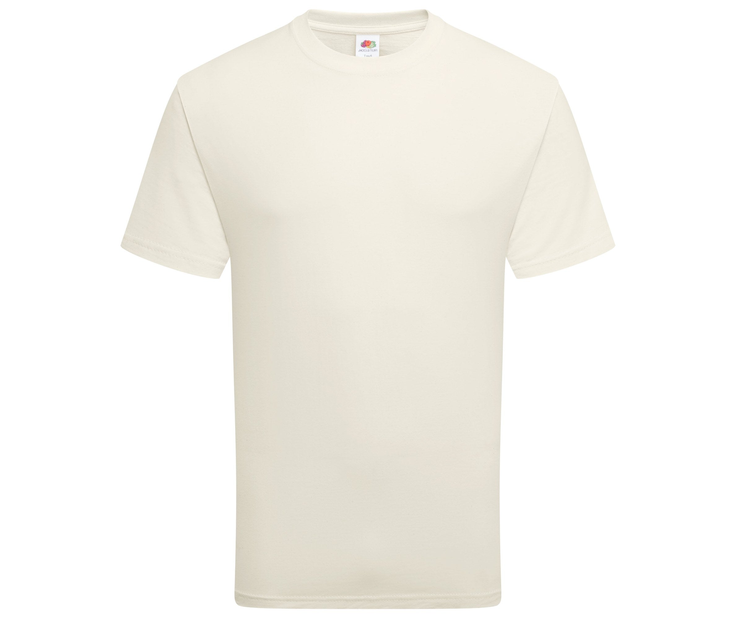 Camiseta Pure Cotton Fruit of the Loom SC1362 en color natural