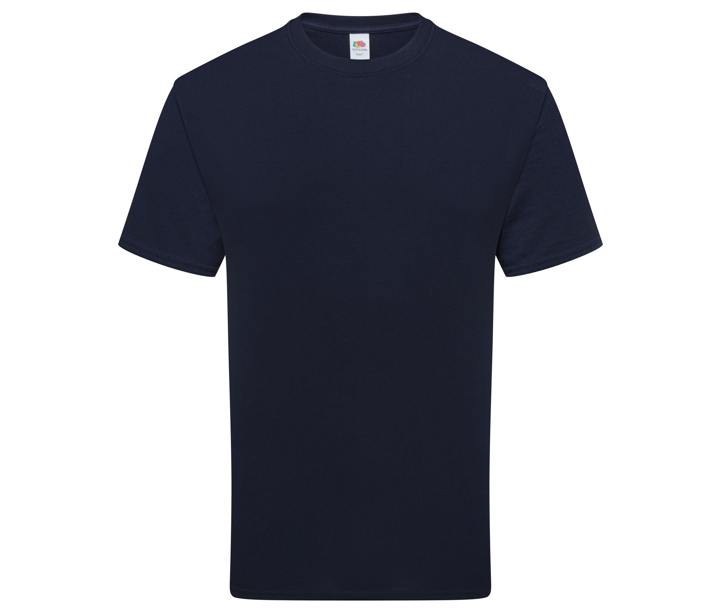 Camiseta Pure Cotton Fruit of the Loom SC1362 en color deep navy