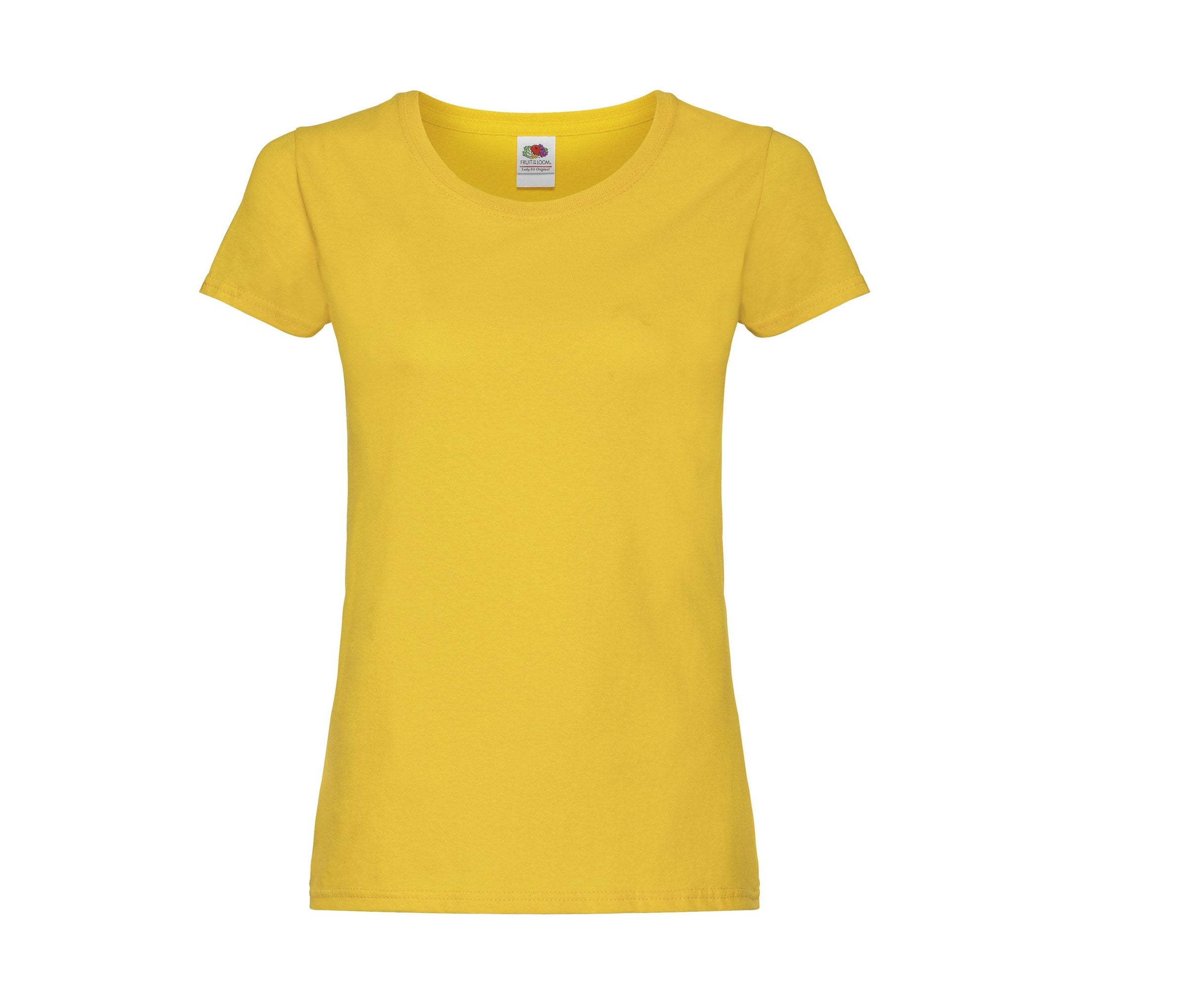 Camiseta Ladies Original Fruit of the Loom SC1422 en color amarillo sunflower
