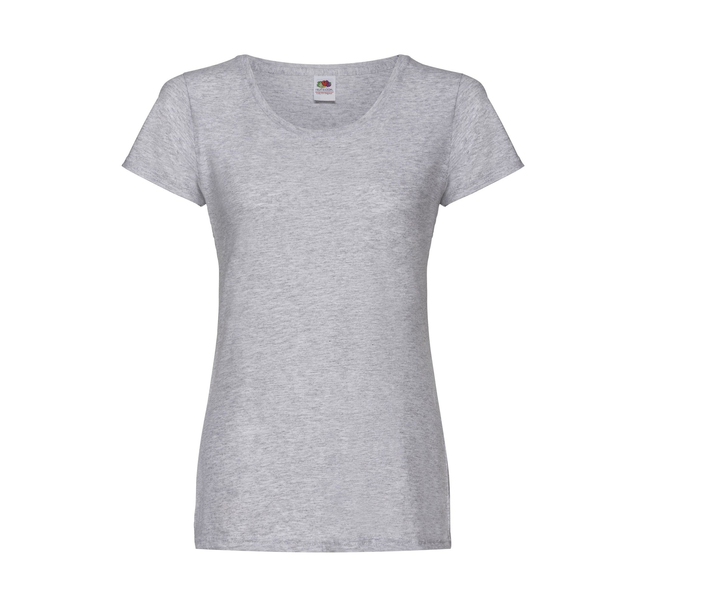 Camiseta Ladies Original Fruit of the Loom SC1422 en color gris jaspeado
