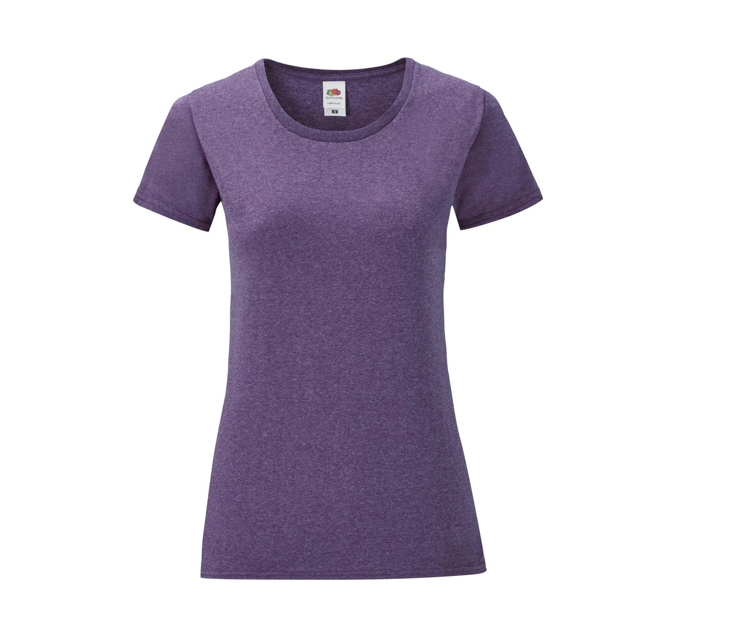 Camiseta Ladies Iconic 150 Fruit of the Loom SC151 en color heather purple