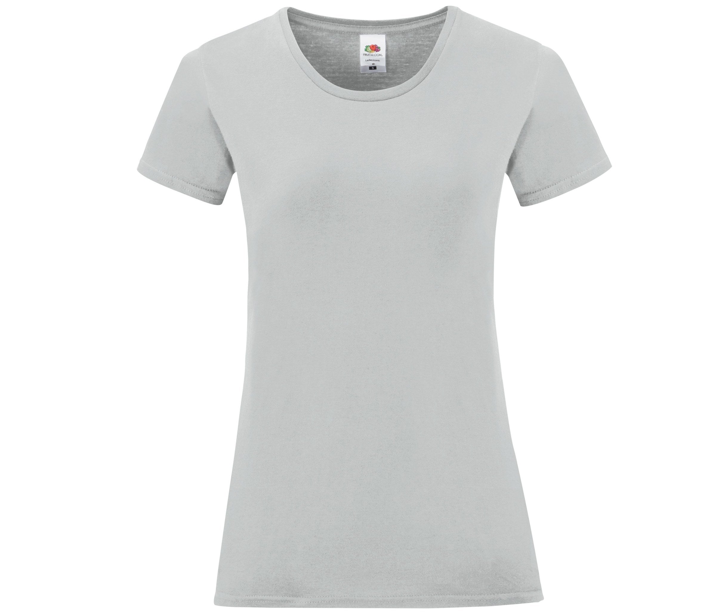 Camiseta Ladies Iconic 150 Fruit of the Loom SC151 en color zinc
