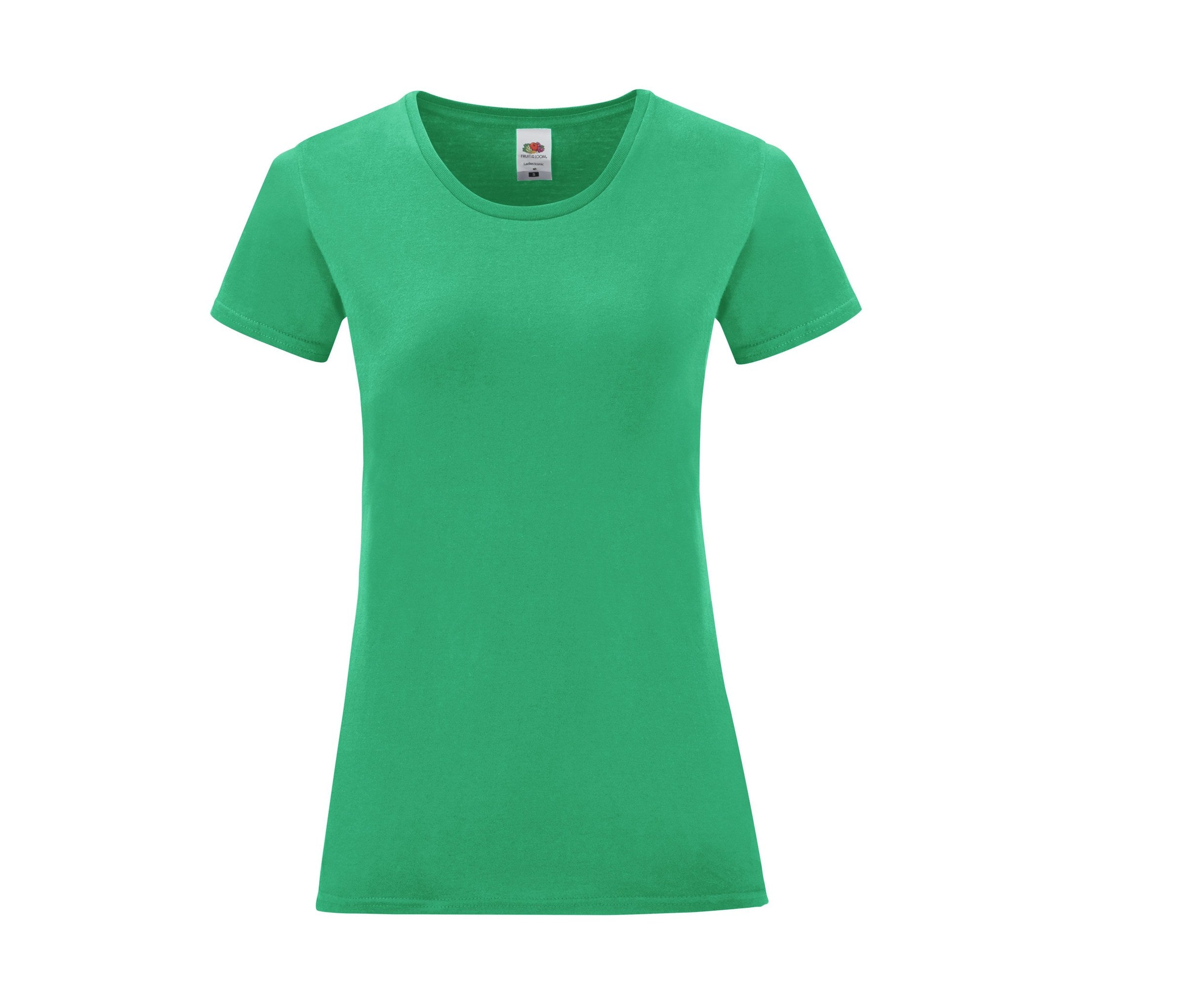 Camiseta Ladies Iconic 150 Fruit of the Loom SC151 en color kelly green