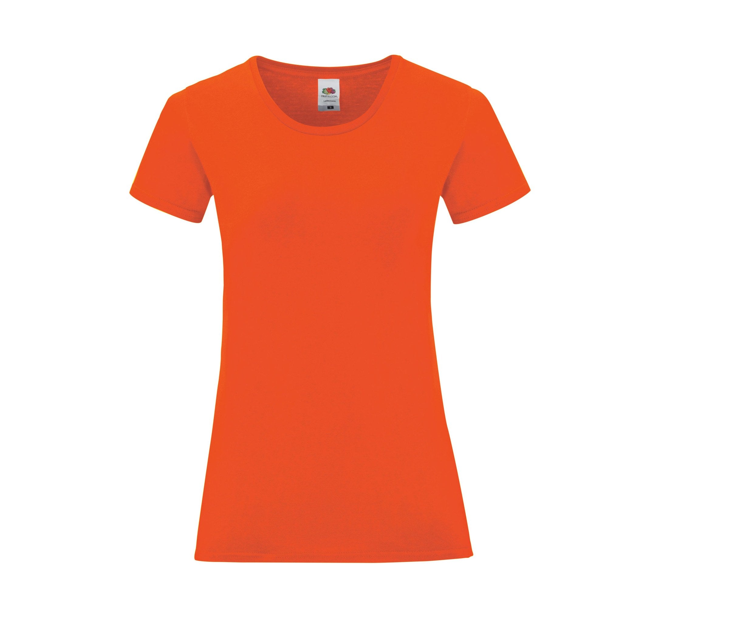 Camiseta Ladies Iconic 150 Fruit of the Loom SC151 en color flame