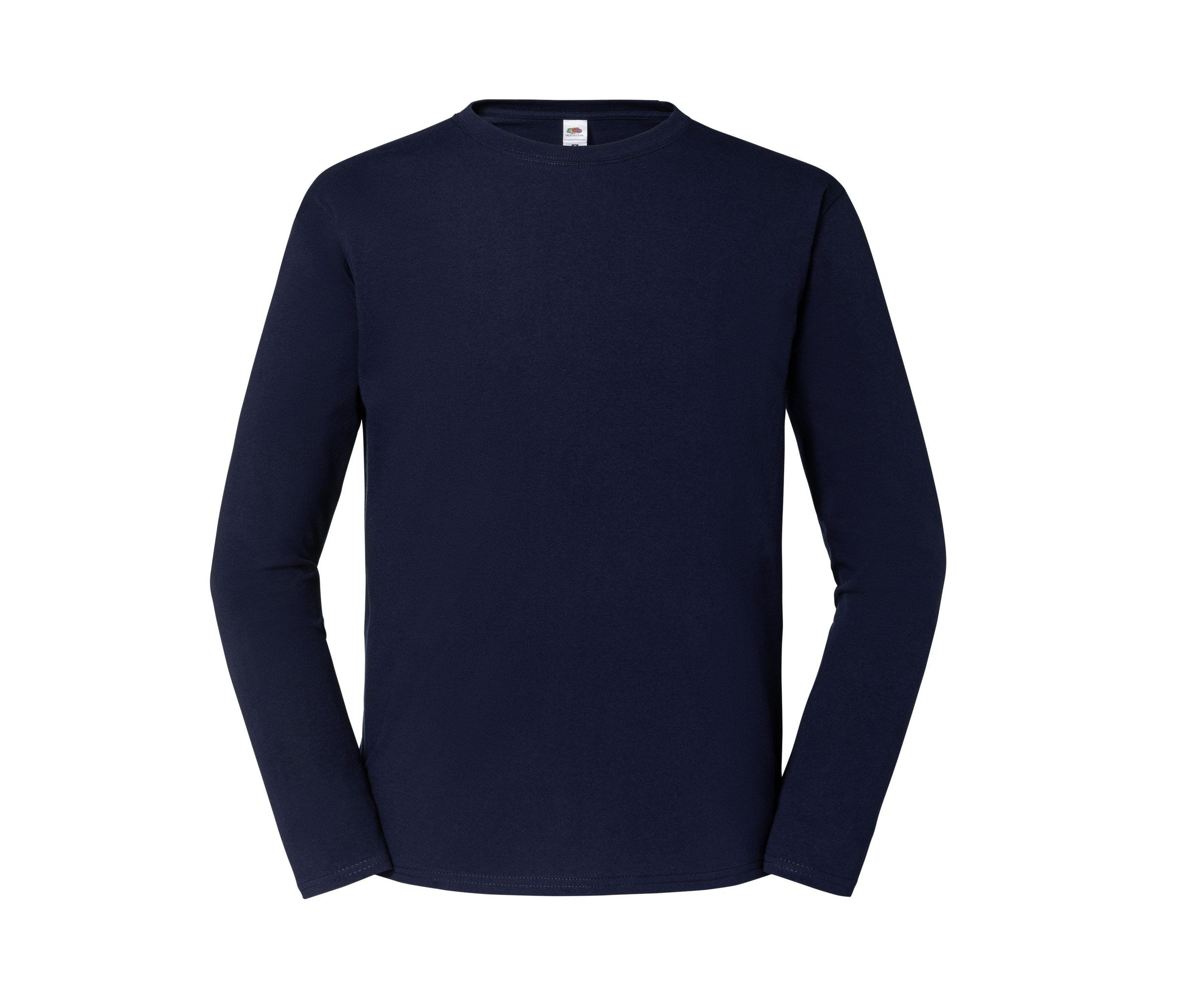 Camiseta Iconic 195 Ringspun Premium Long Sleeve Fruit of the Loom SC152 en color deep navy